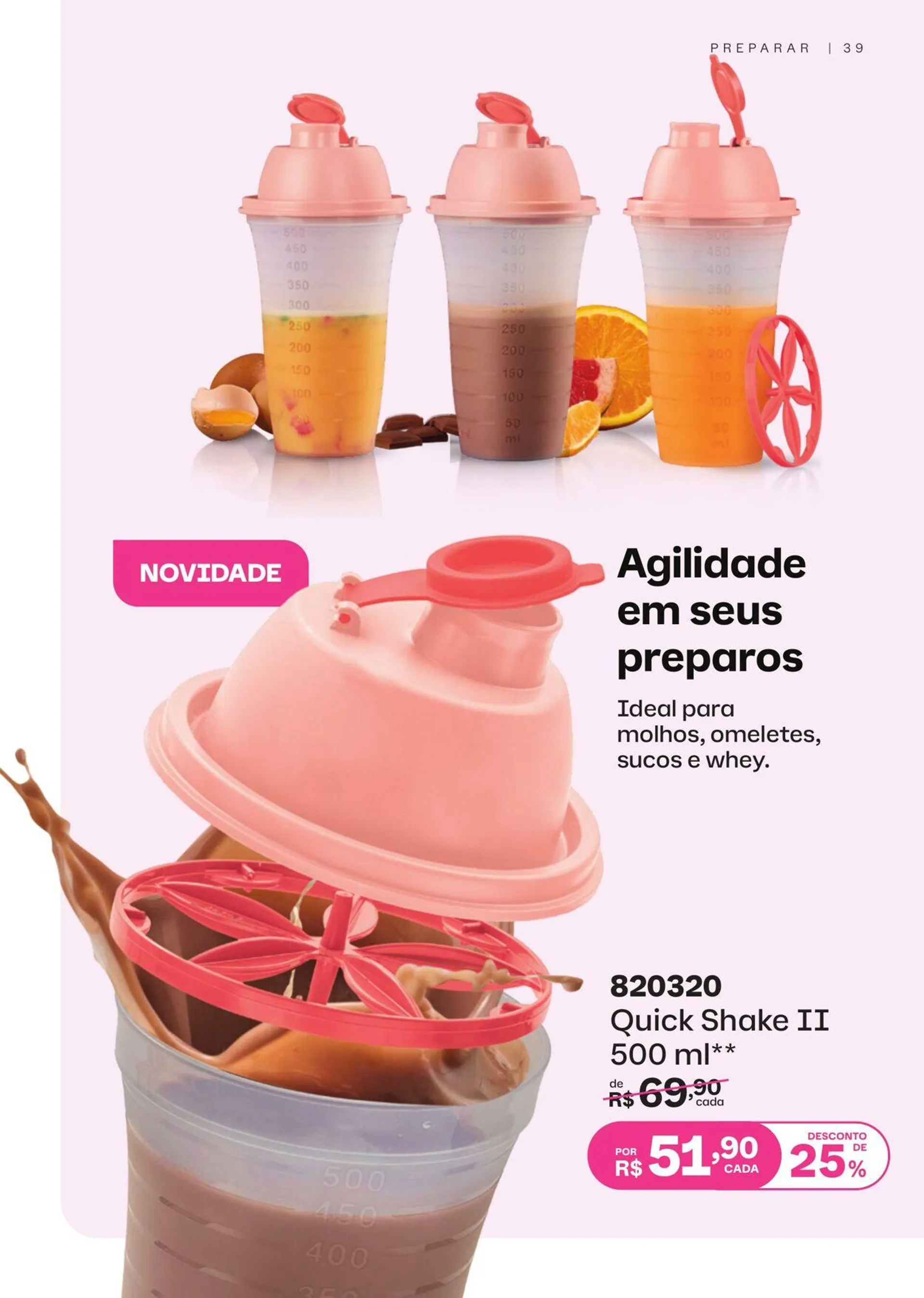 Encarte de Tupperware 1 de abril até 30 de abril 2025 - Pagina 39