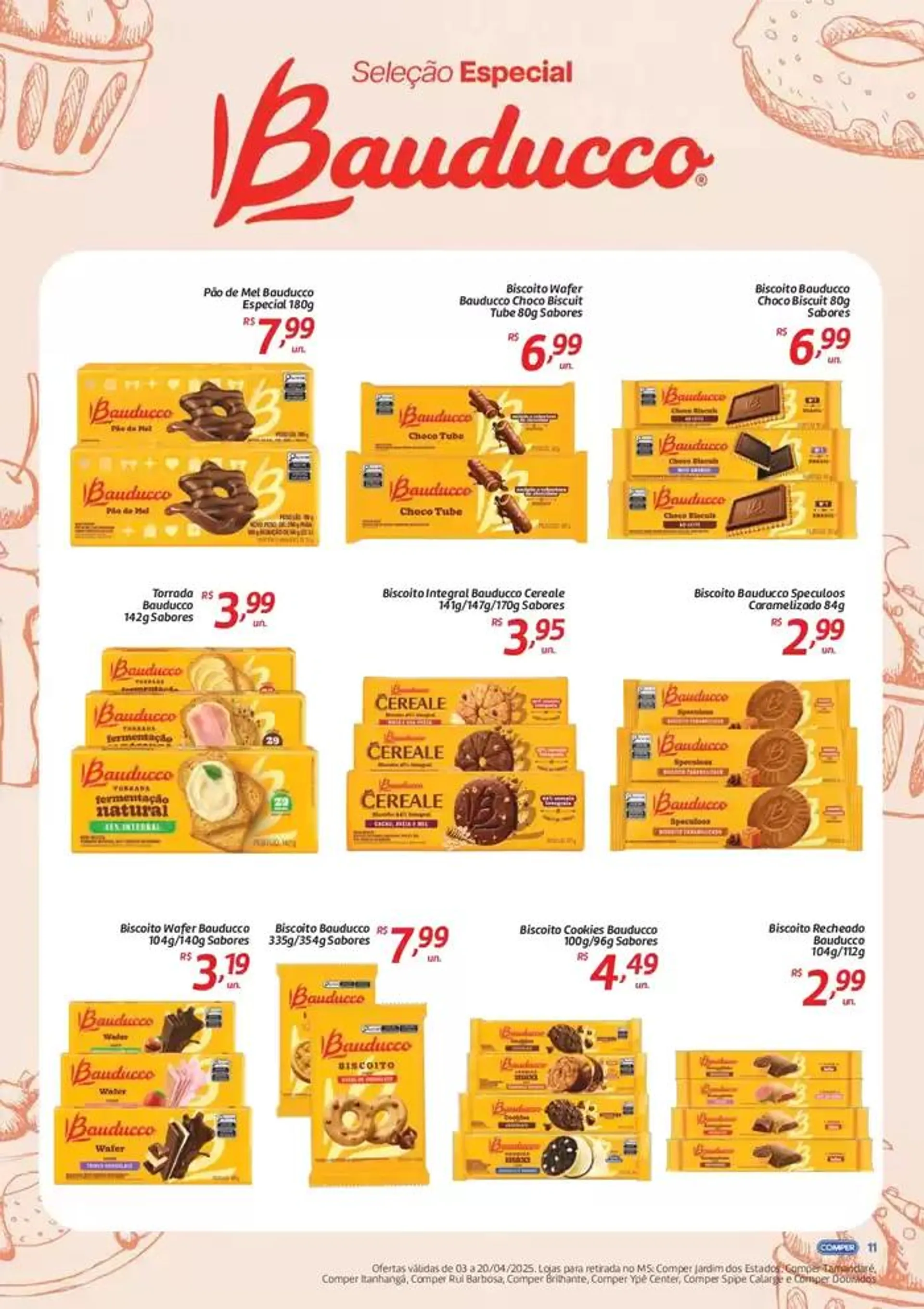 Encarte de Delícias de Páscoa Comper 7 de abril até 20 de abril 2025 - Pagina 11