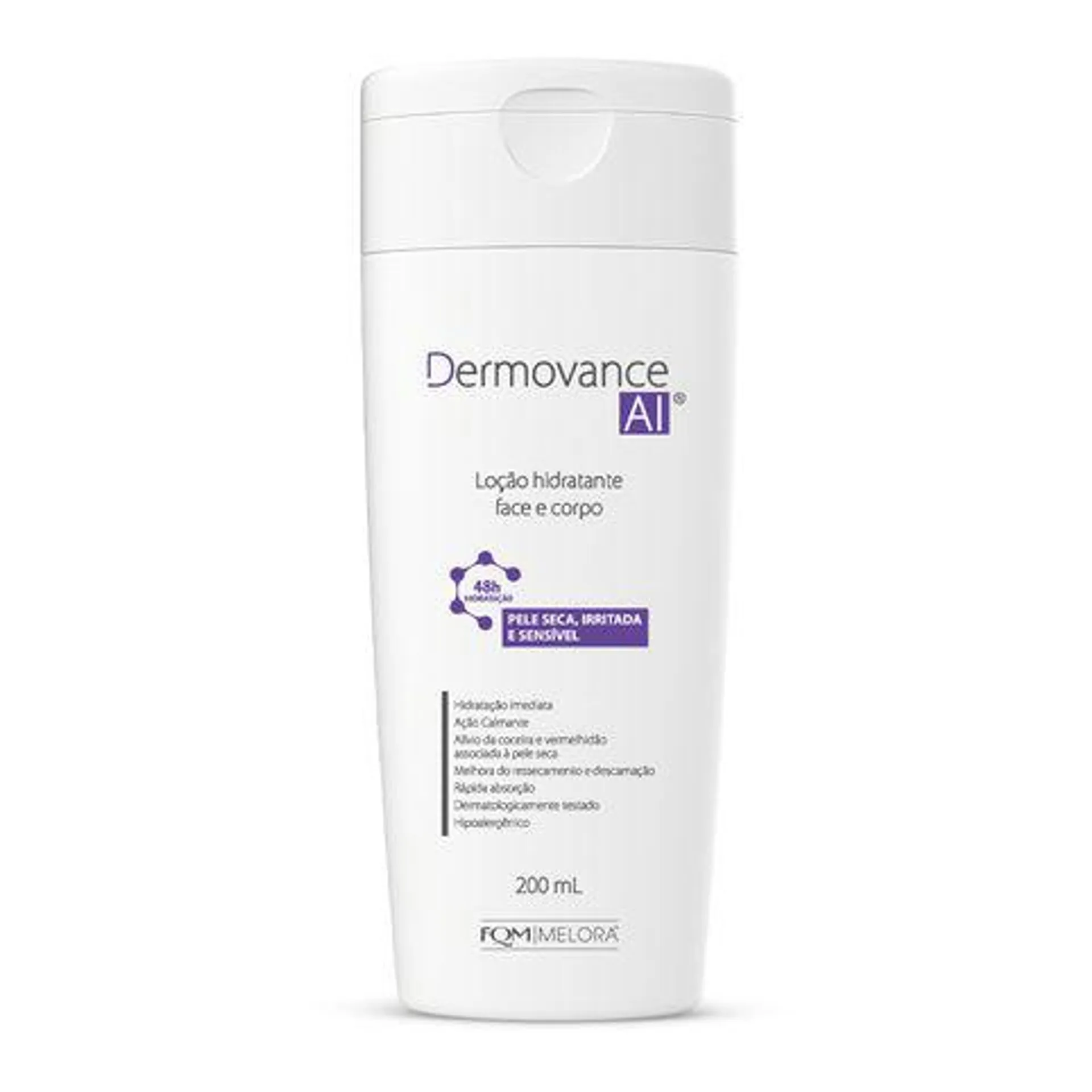 Loção Hidratante Face e Corpo Dermovance AI 200ml