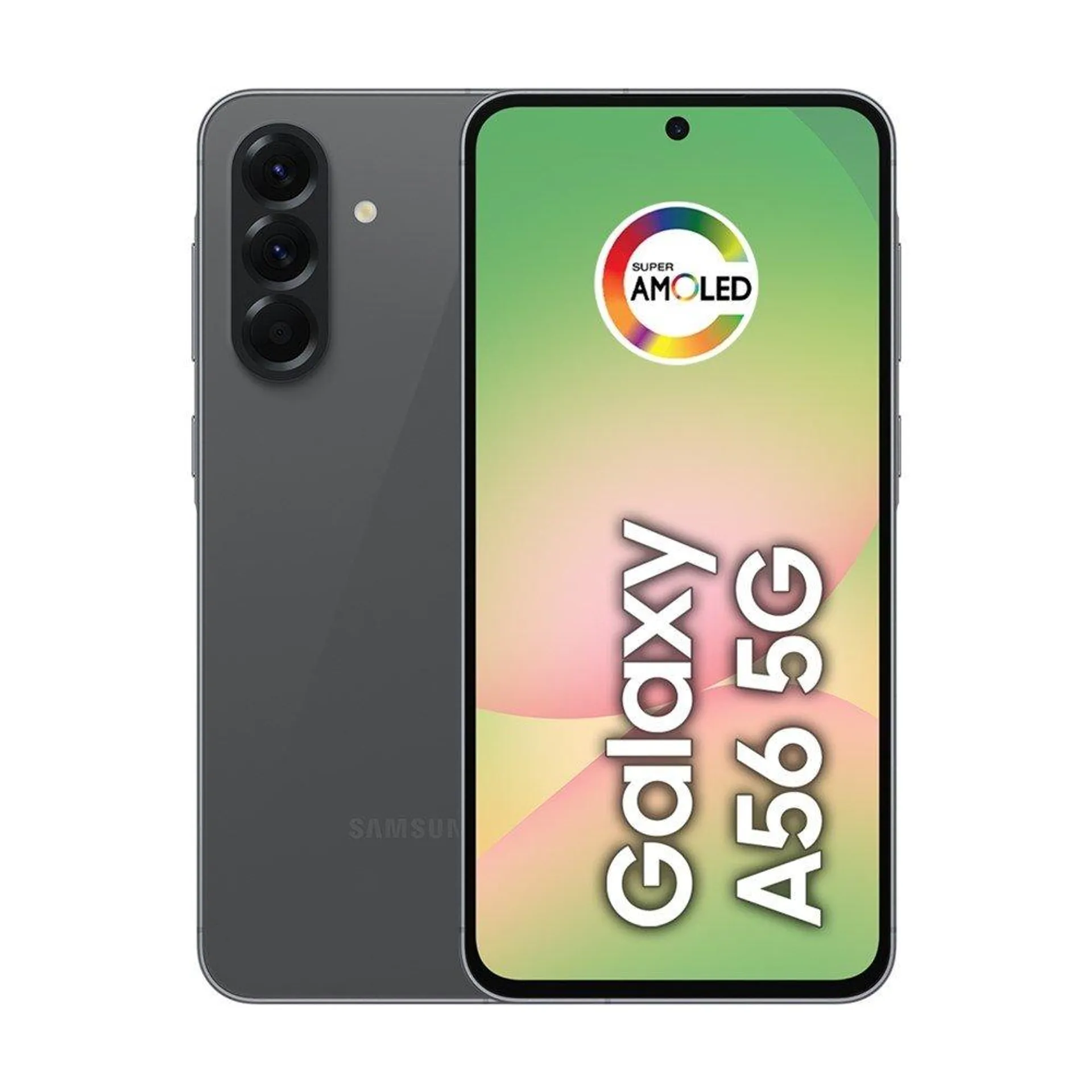 Smartphone Samsung Galaxy A56 5G Android Tela 6.7" 128GB Câmera 50MP+12MP+5MP Octa-core 2.9GHz 2.6GHz 1.9GHz Preto