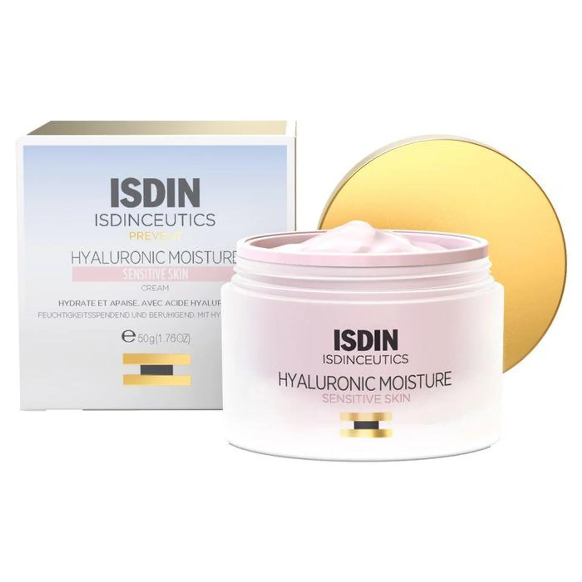 Creme Hidratante Facial Pele Sensível Isdinceutics Hyaluronic Moisture 50g