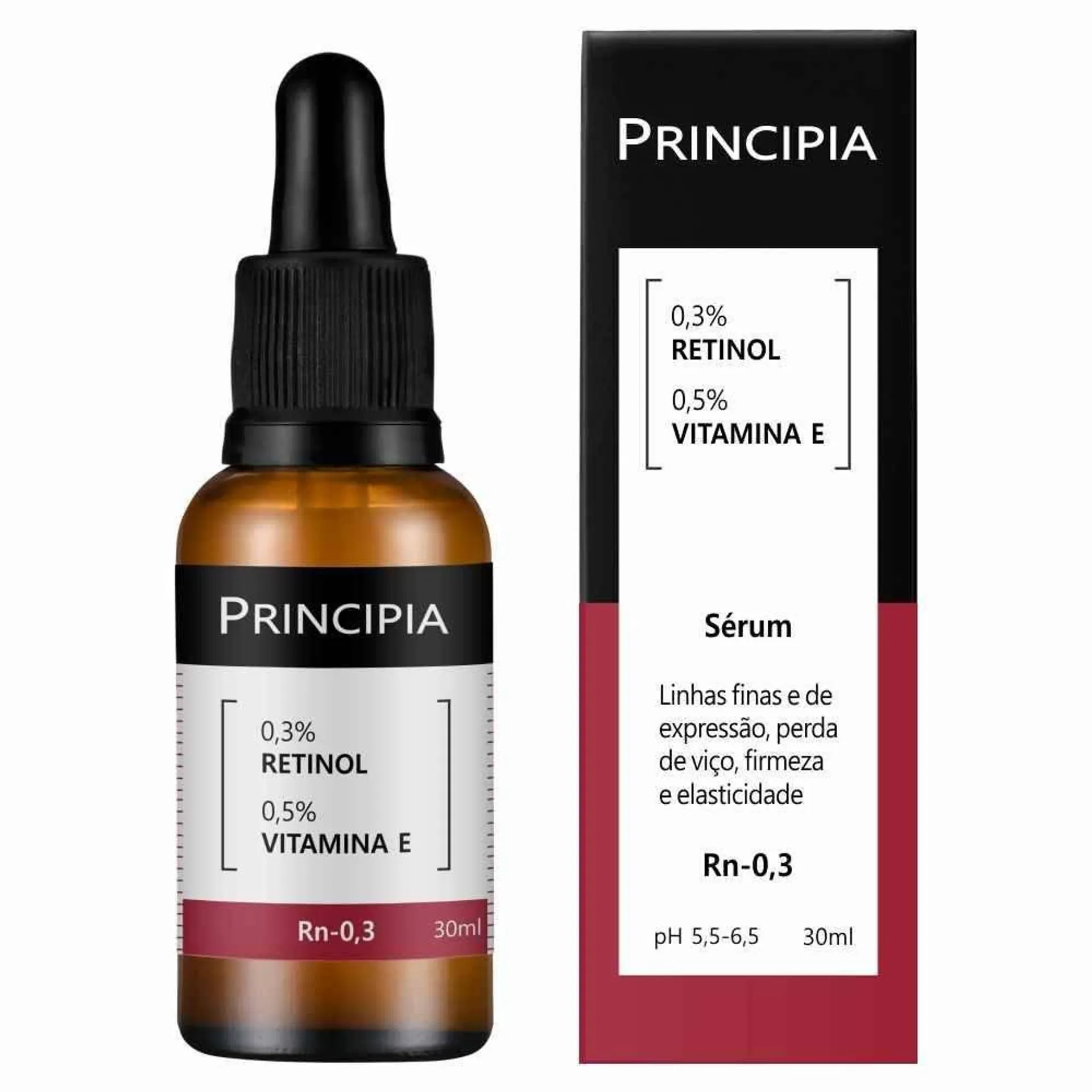 Sérum Facial Principia Retinol 0,3% + Vitamina E 0,3% Rn-0,3 30ml