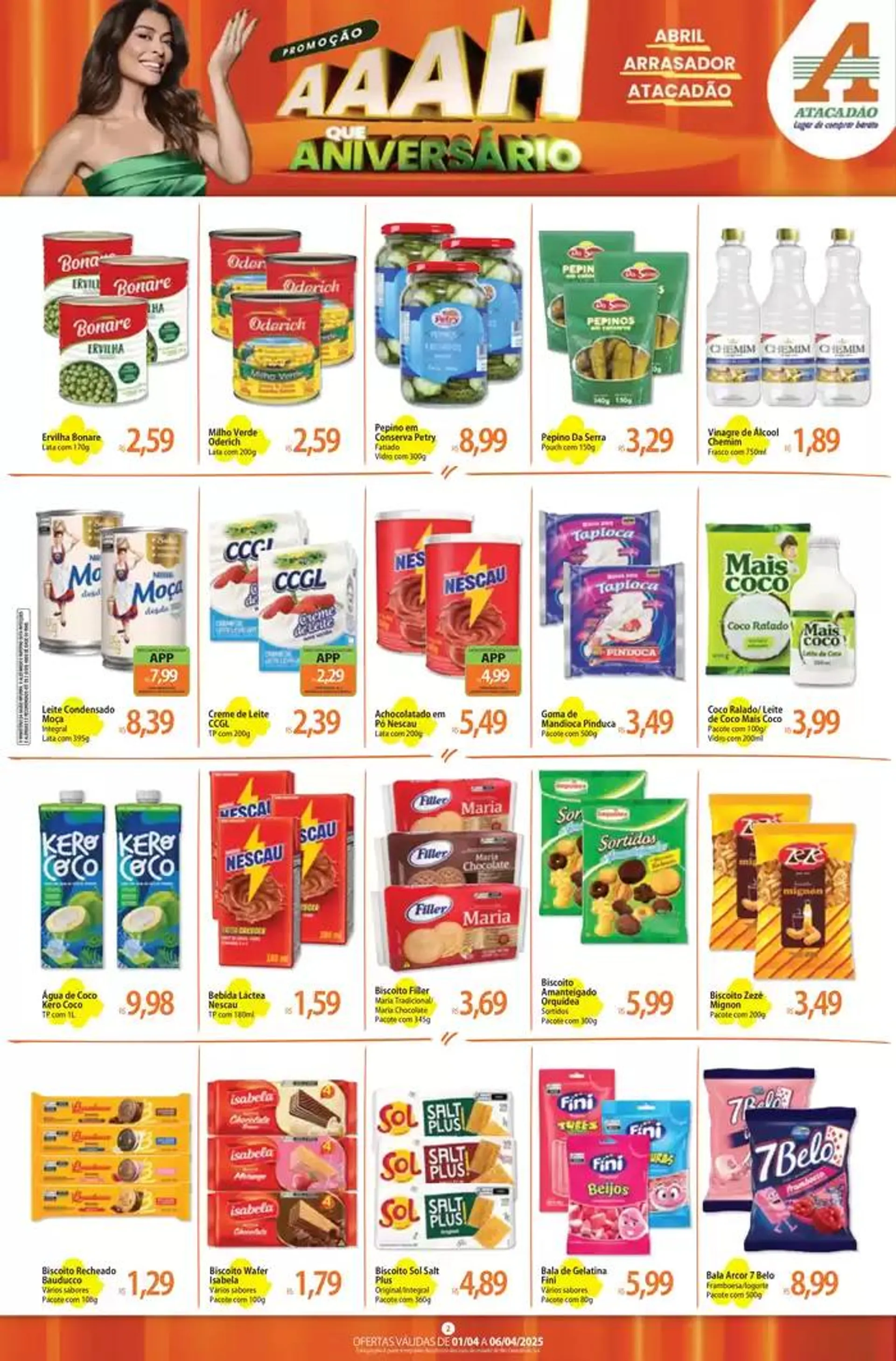 Encarte de Descontos e promoções 1 de abril até 6 de abril 2025 - Pagina 2