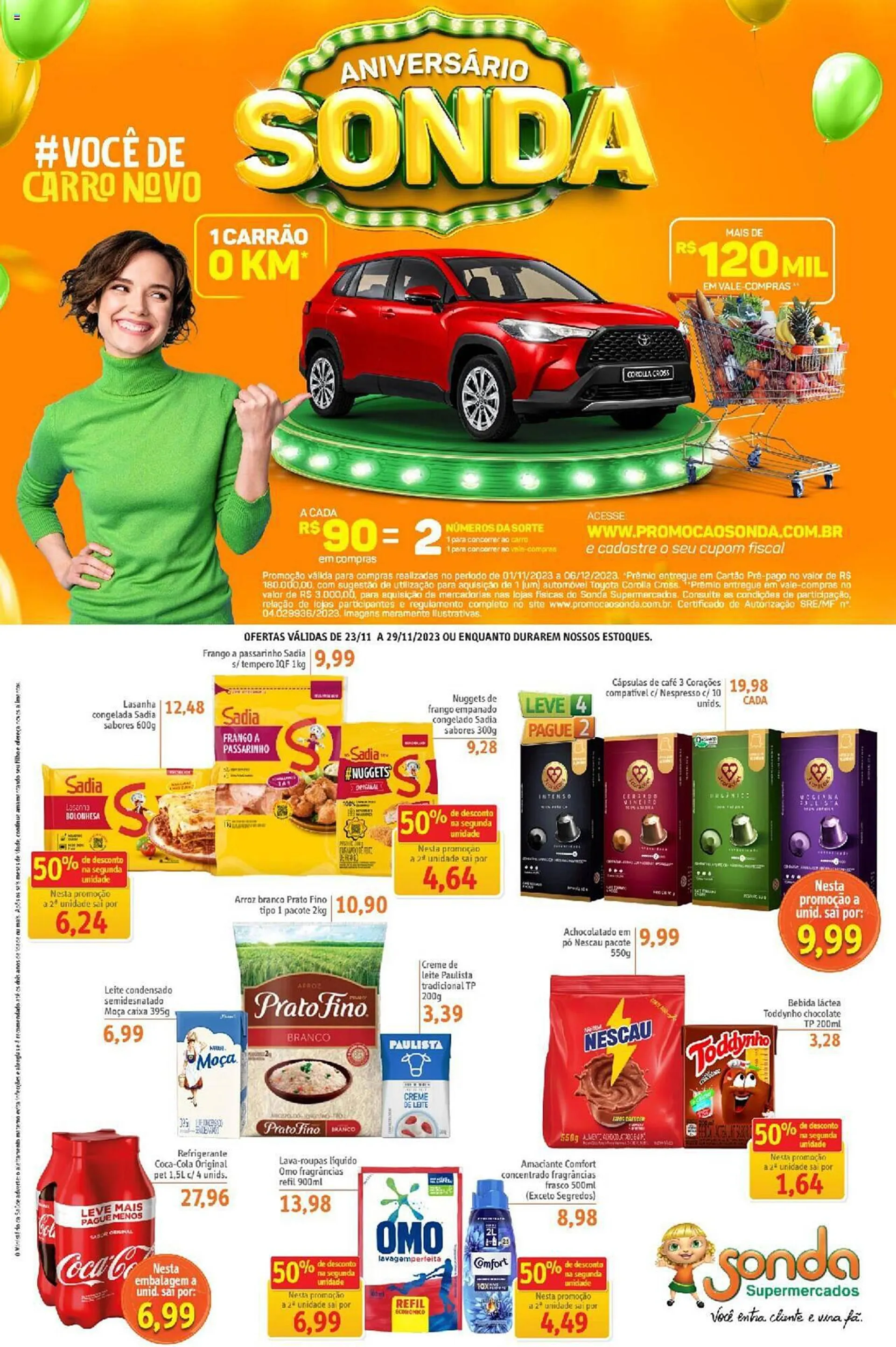 Encarte de Catálogo Sonda 23 de novembro até 29 de novembro 2023 - Pagina 1
