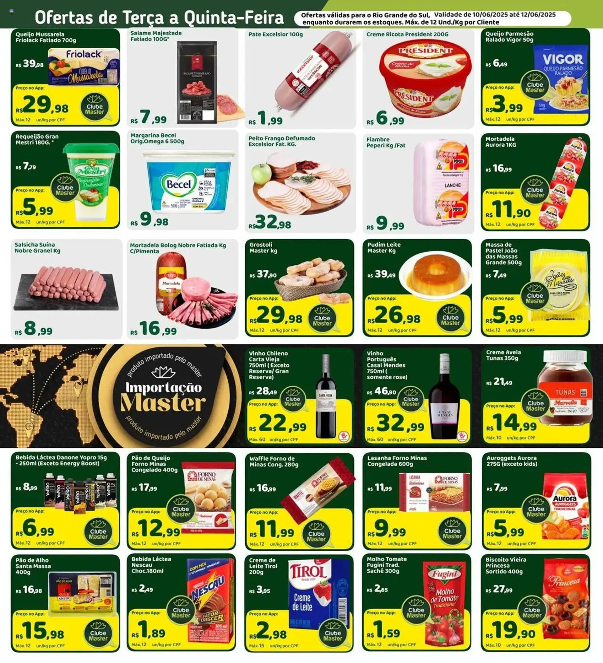 Encarte de Catálogo Master Supermercados 10 de junho até 13 de junho 2025 - Pagina 2