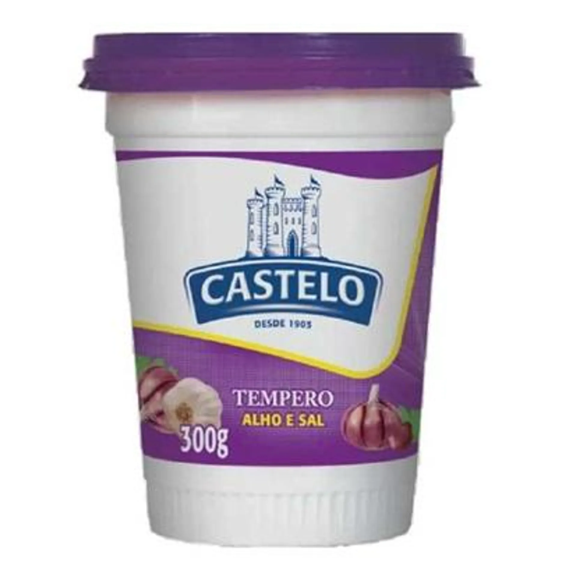 Tempero Completo Alho e Sal 300g 1 UN Castelo