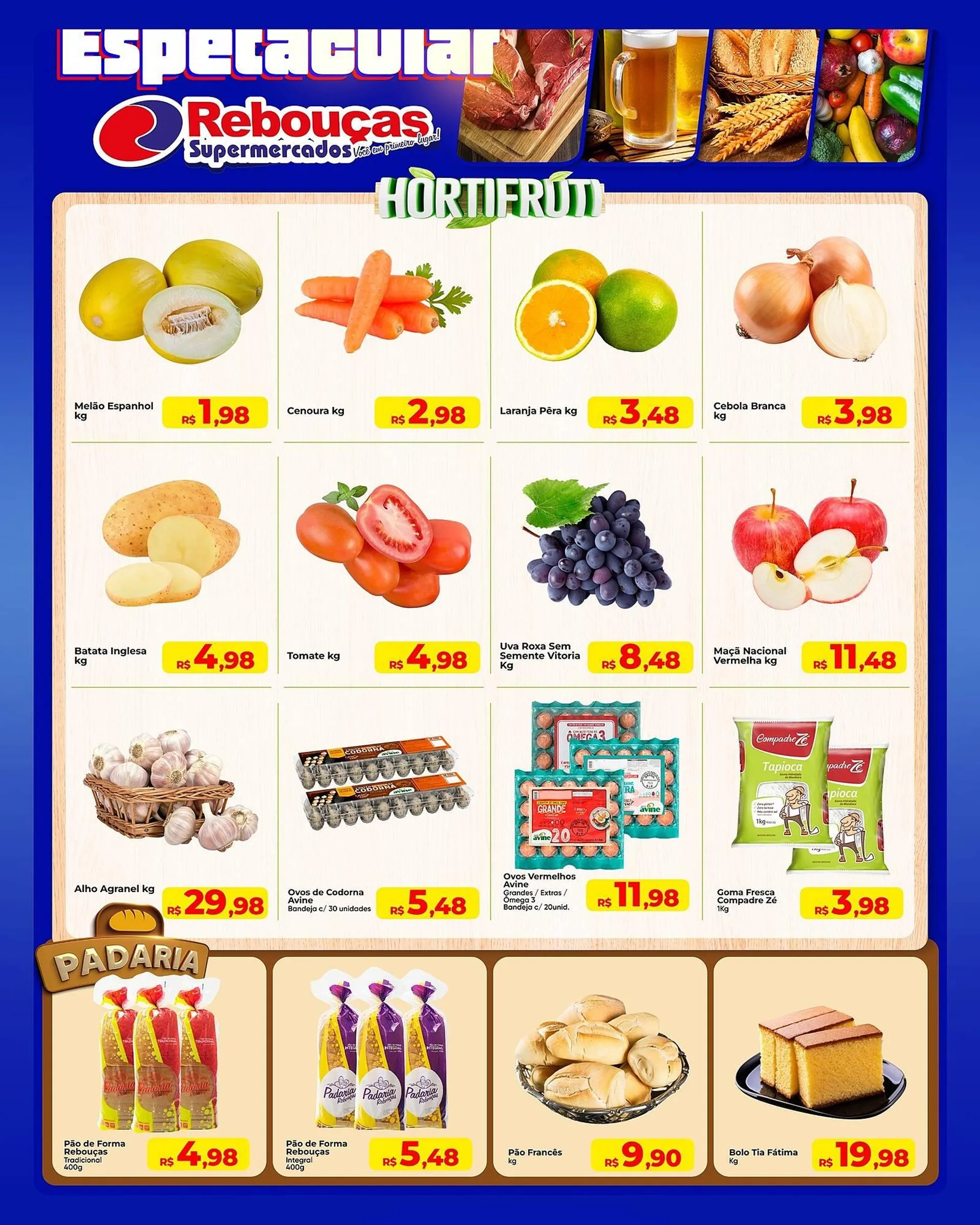 Encarte de Catálogo Rebouças Supermercados 12 de junho até 15 de junho 2025 - Pagina 2