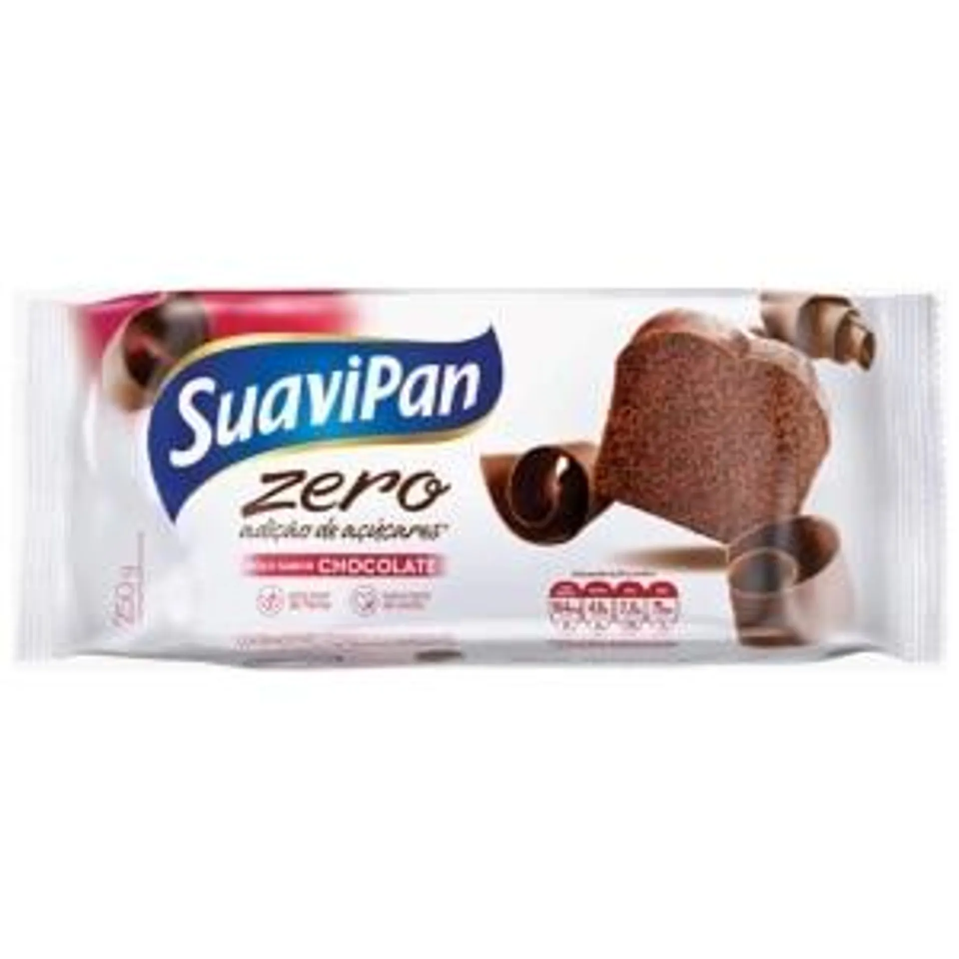 Bolo SuaviPan Chocolate Zero Açúcar 250g