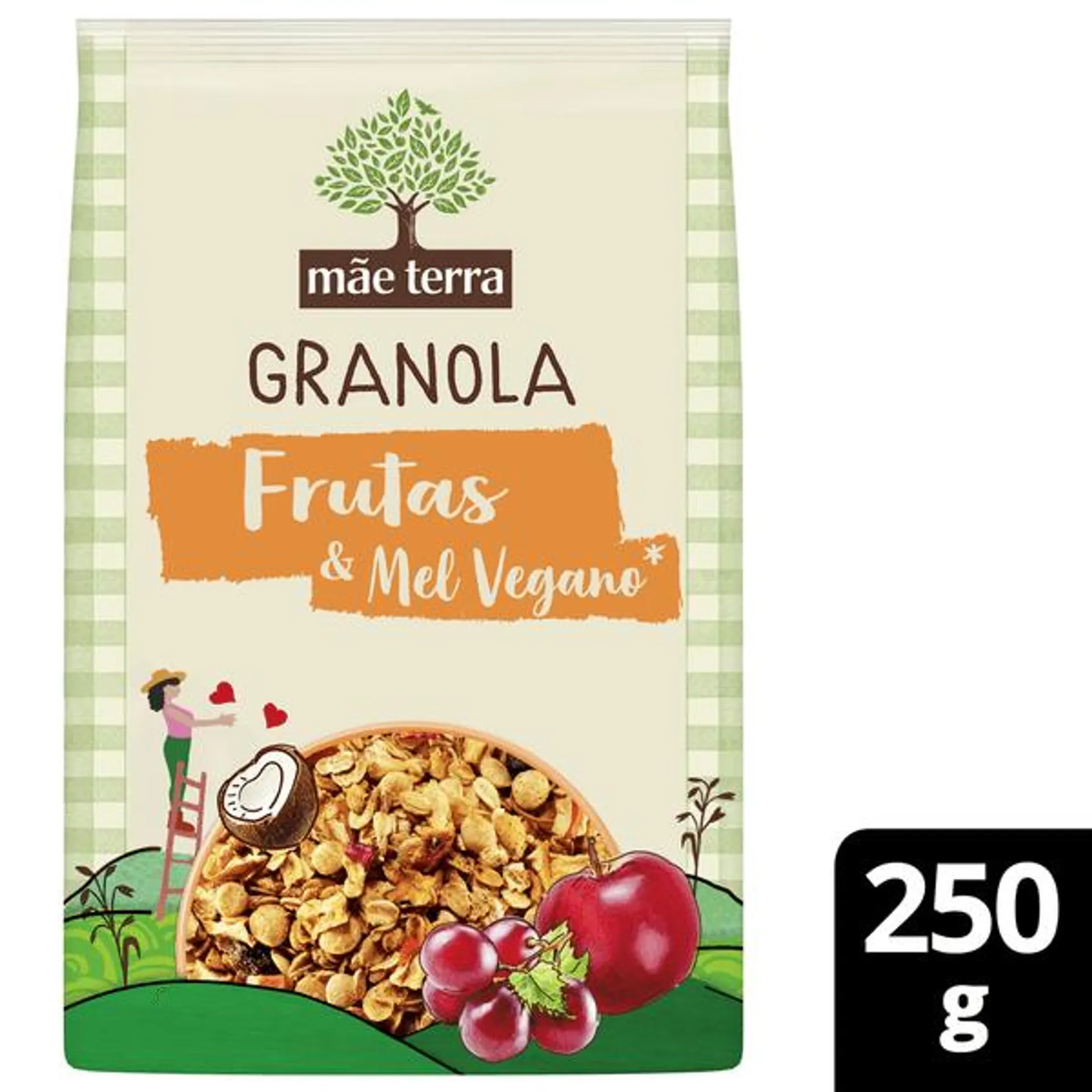 Granola Mãe Terra Frutas E Mel 250g