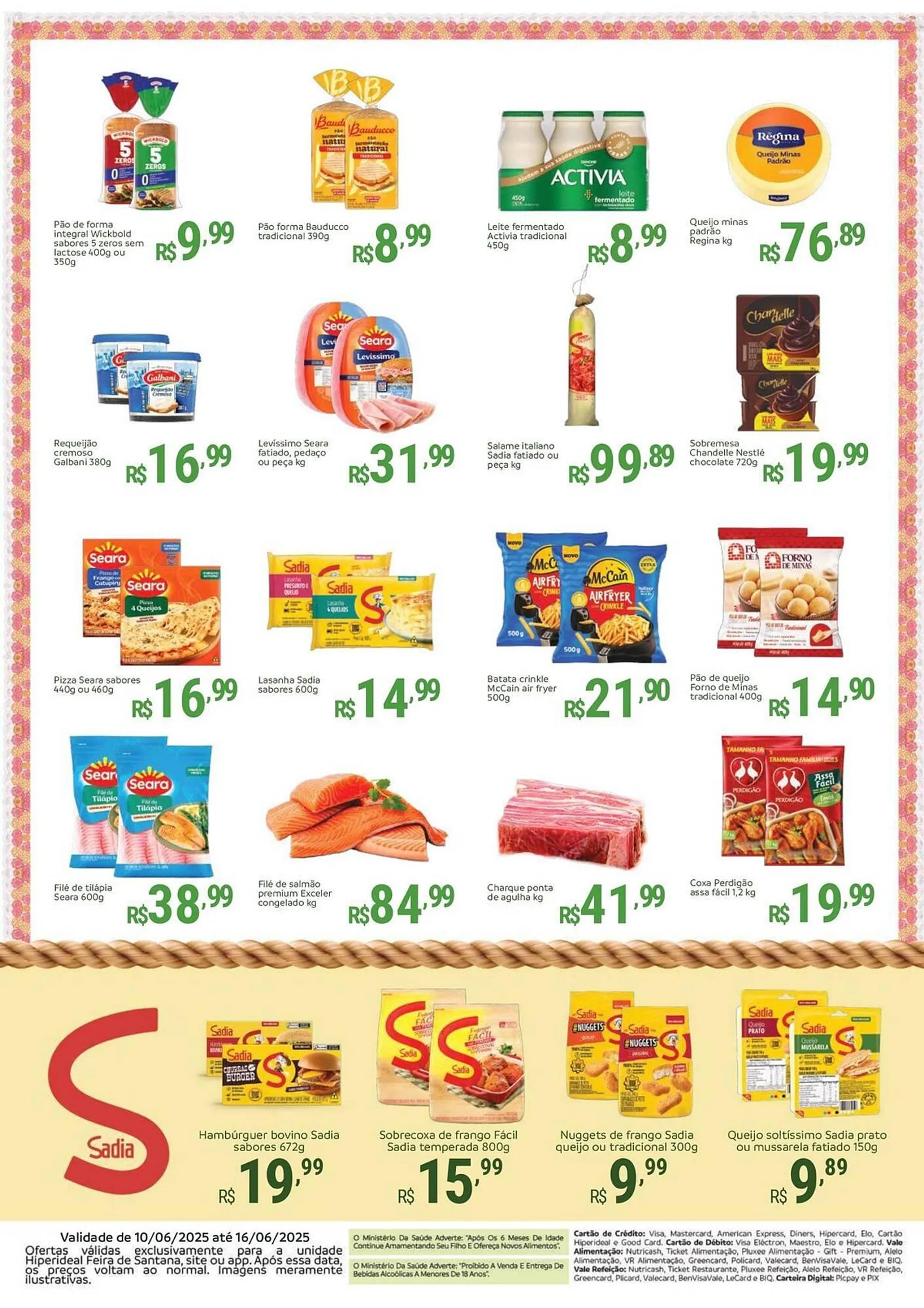 Encarte de Catálogo Hiperideal Supermercados 10 de junho até 16 de junho 2025 - Pagina 2