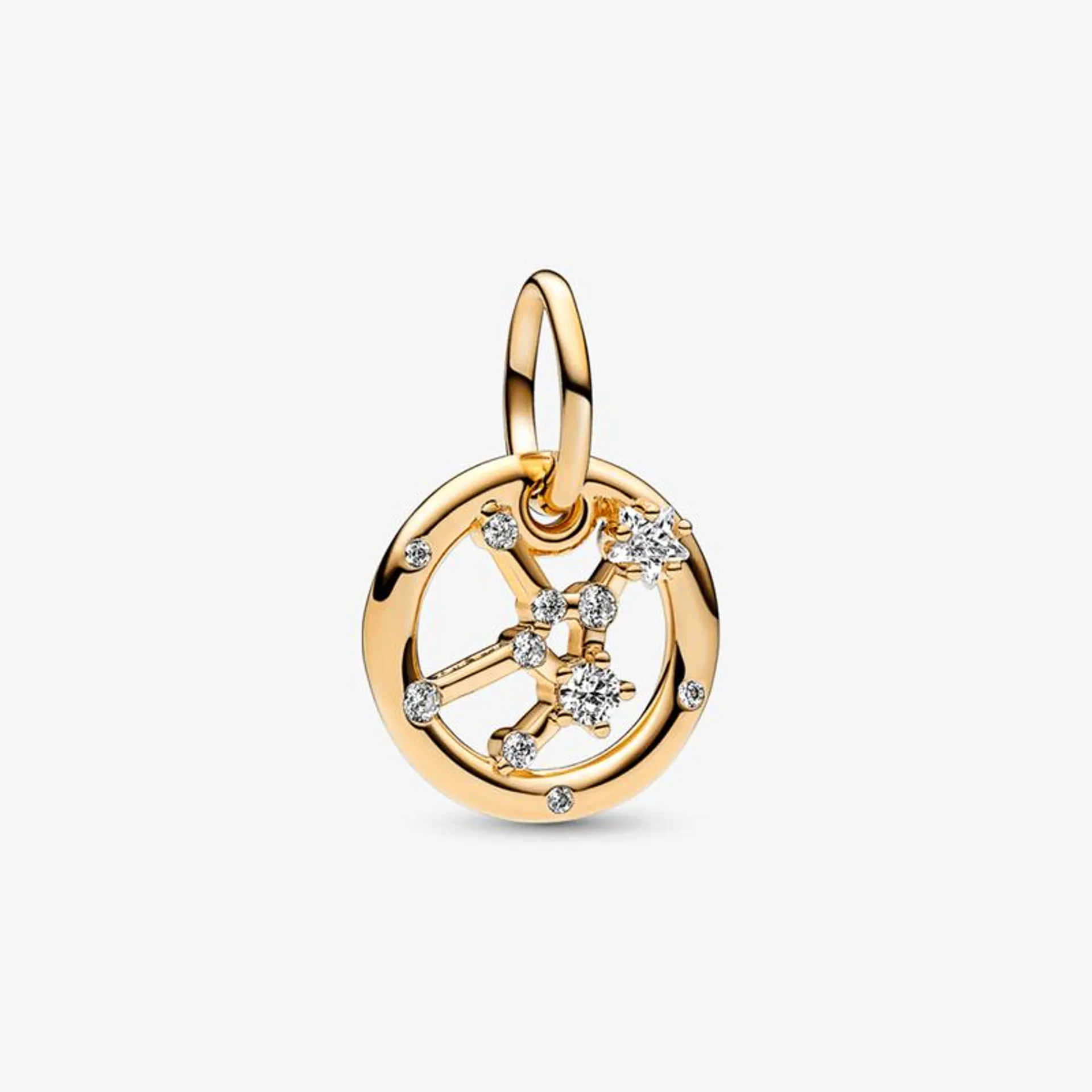 Pingente Signo Virgem - Charm de Ouro Pendente