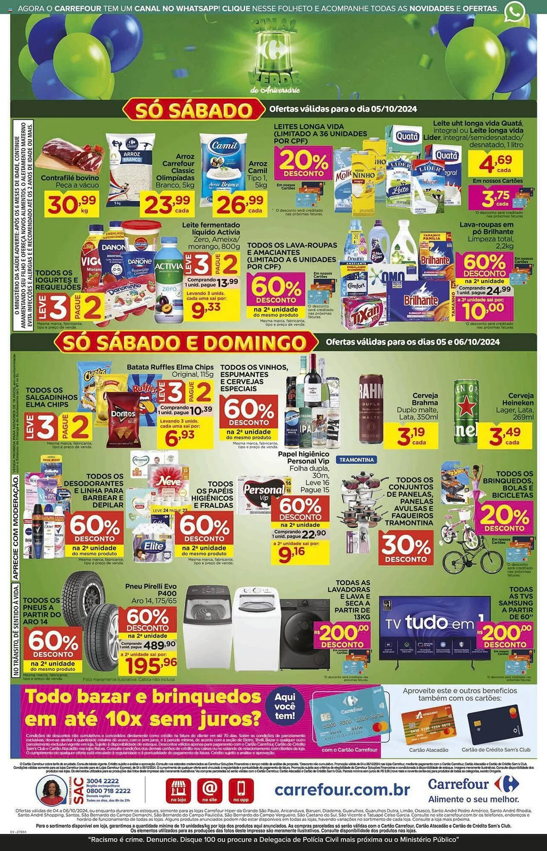 Encarte de Catálogo Carrefour 4 de outubro até 10 de outubro 2024 - Pagina 2