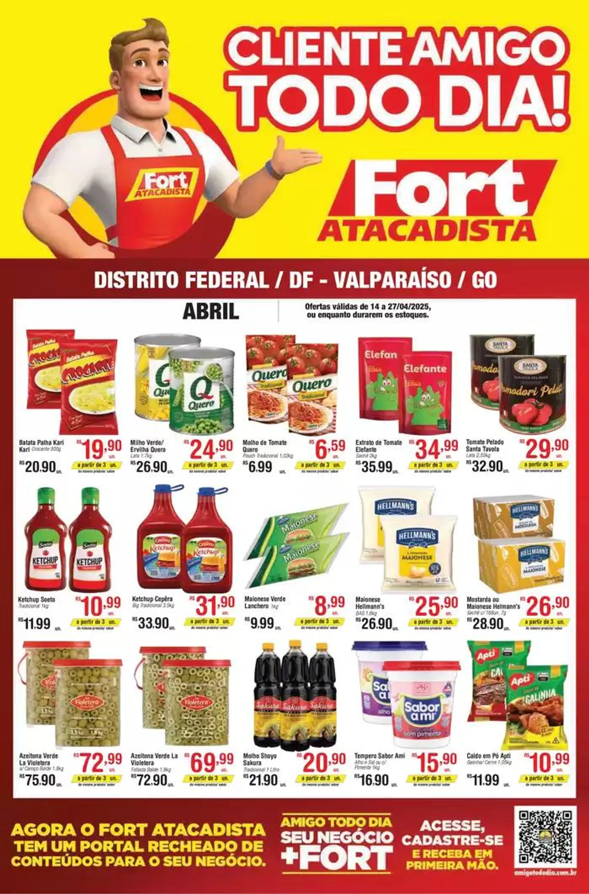 Encarte de DF FORT FOOD SERVICE 14 a 27 04 25 14 de abril até 27 de abril 2025 - Pagina 1