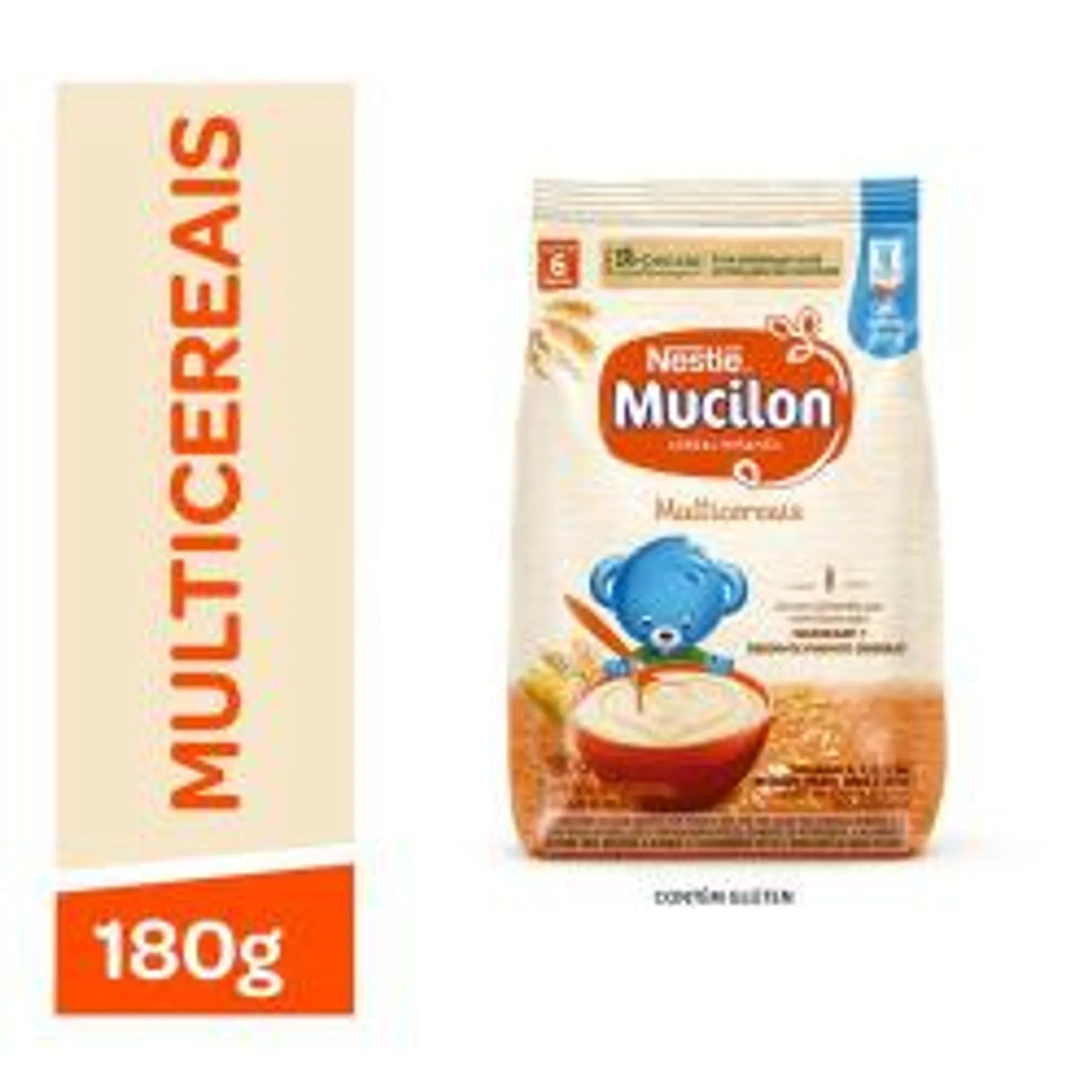 Cereal Inf Mucilon Sachet Pc 180g Multicereais .