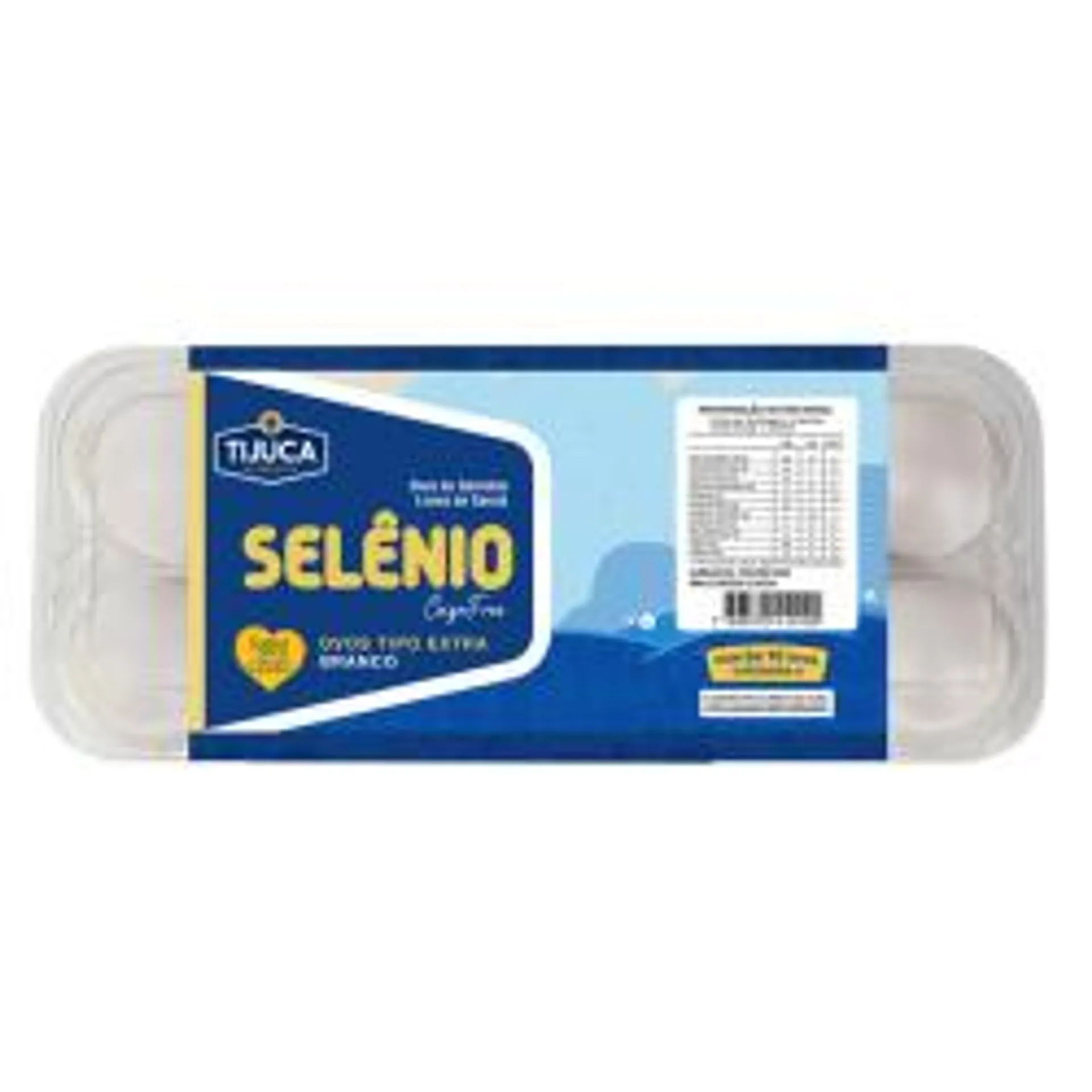 Ovos Tijuca Selenio Cage Free Extra Com 10 Unidades