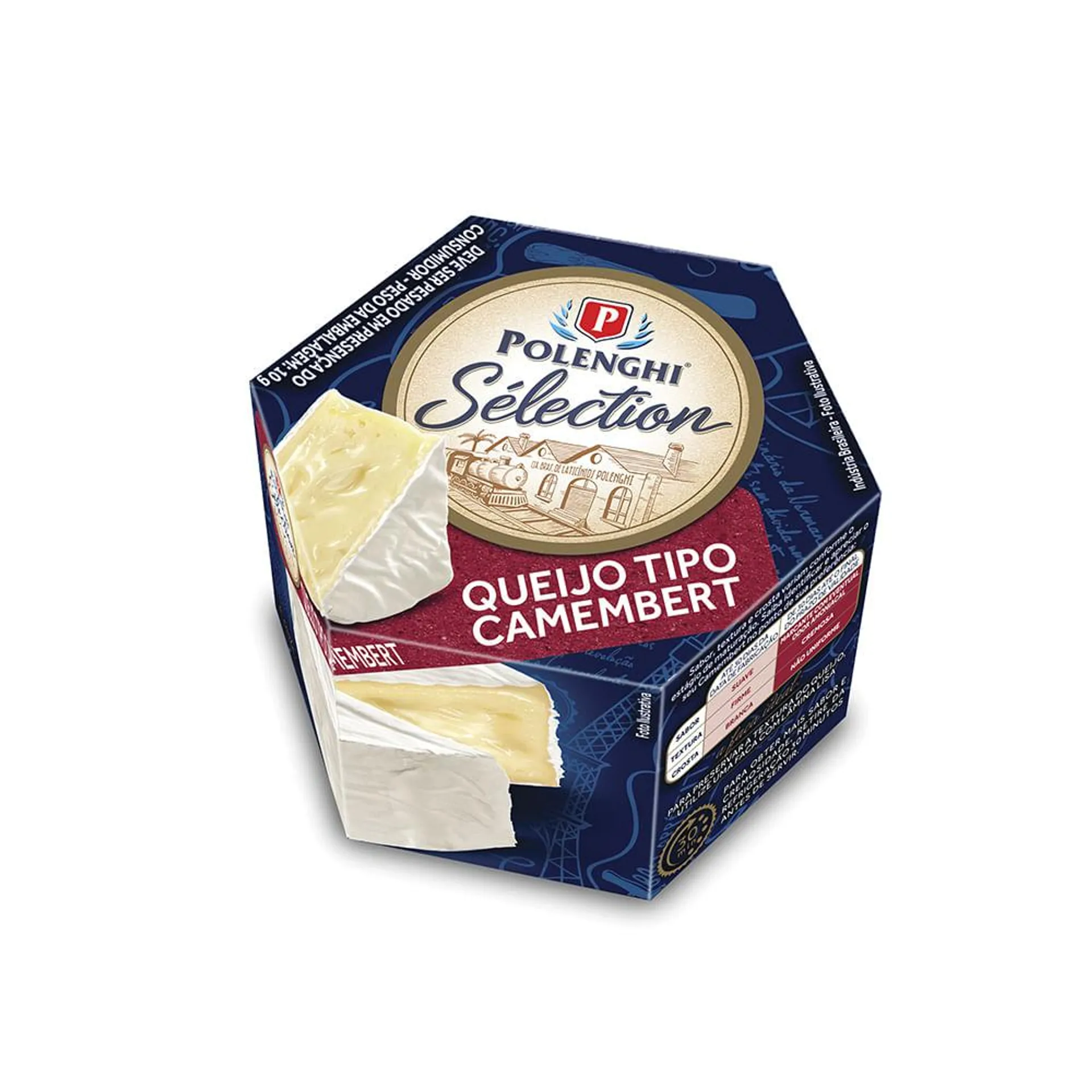 Queijo Camembert Polenghi Sélection 125g