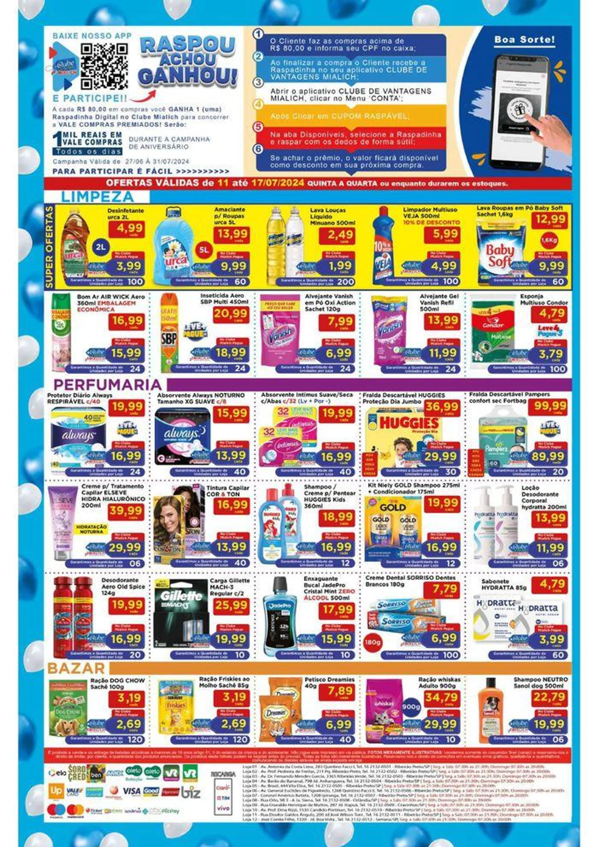 Encarte de Ofertas Mialich Supermercados 11 de julho até 14 de julho 2024 - Pagina 4