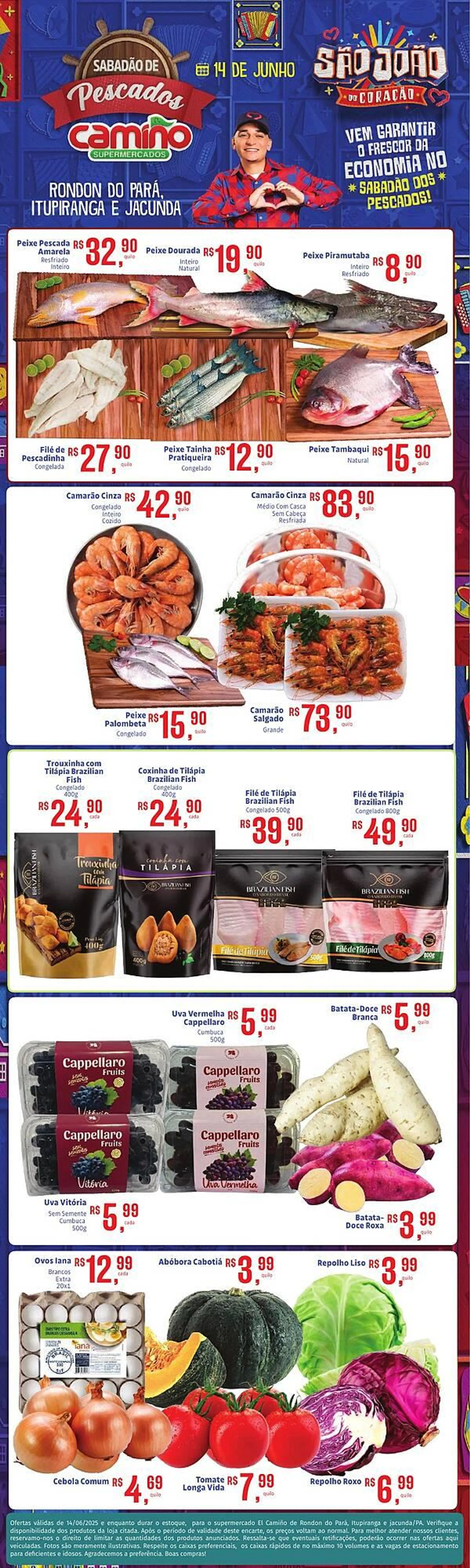 Encarte de Catálogo Camiño supermercados 13 de junho até 14 de junho 2025 - Pagina 1