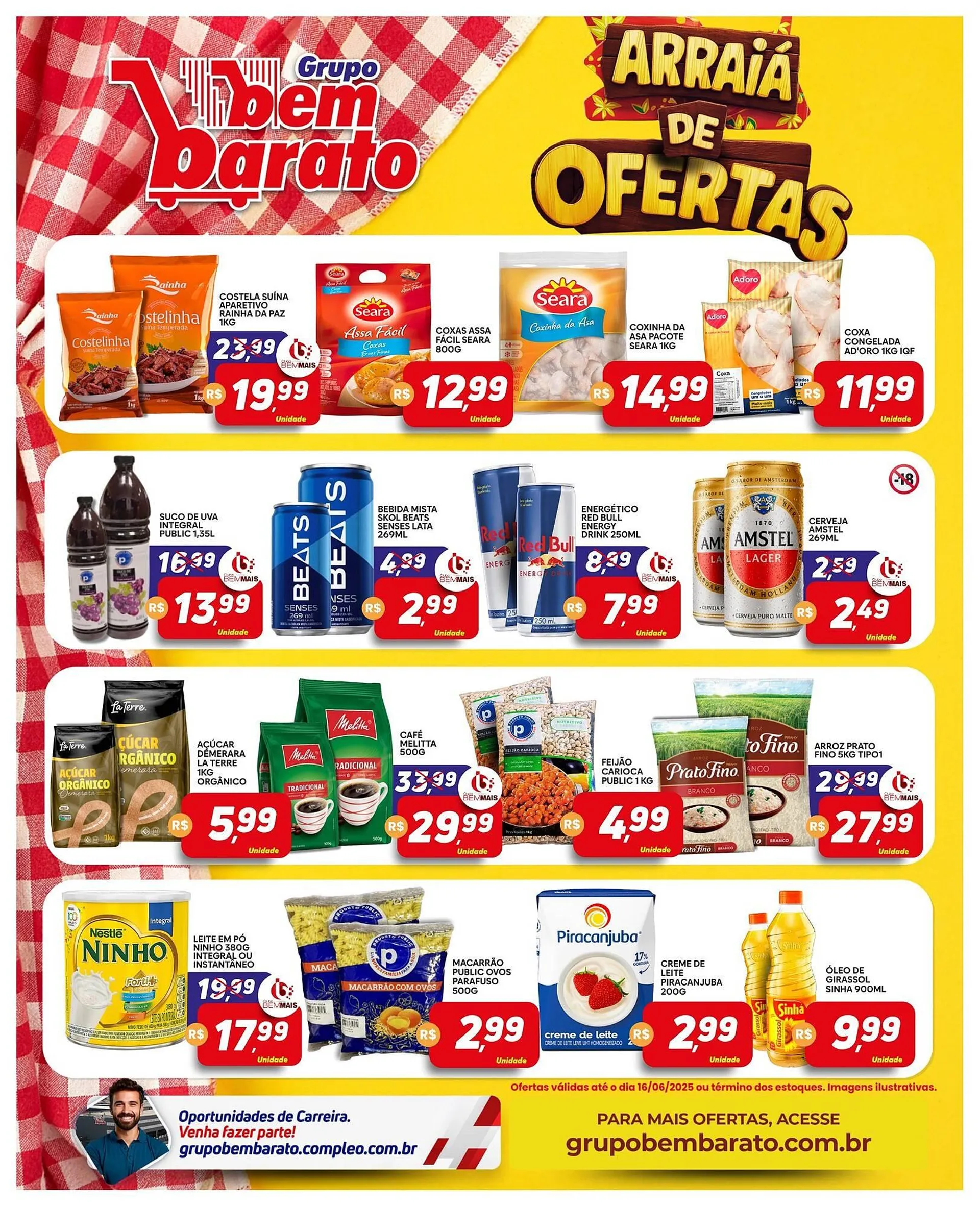 Encarte de Catálogo Supermercado Bem Barato 10 de junho até 16 de junho 2025 - Pagina 2