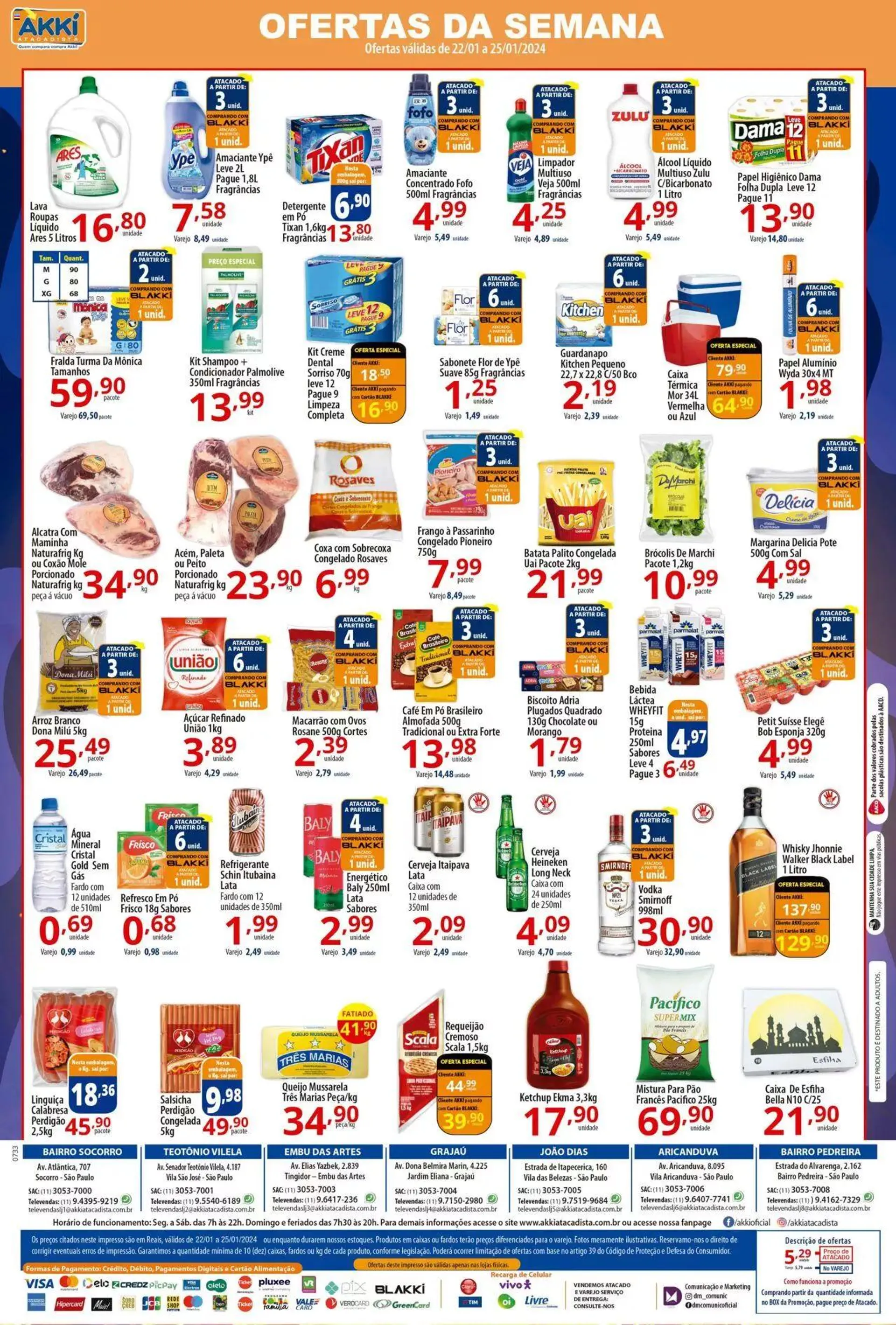 Encarte de Akki Atacadista - Ofertas da semana 19 de janeiro até 26 de janeiro 2024 - Pagina 3