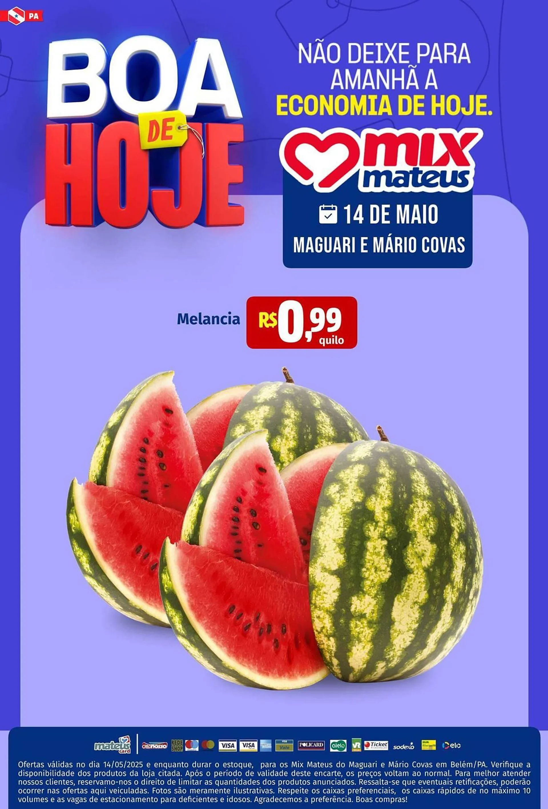 Encarte de Catálogo Supermercados Mateus 13 de maio até 14 de maio 2025 - Pagina 1