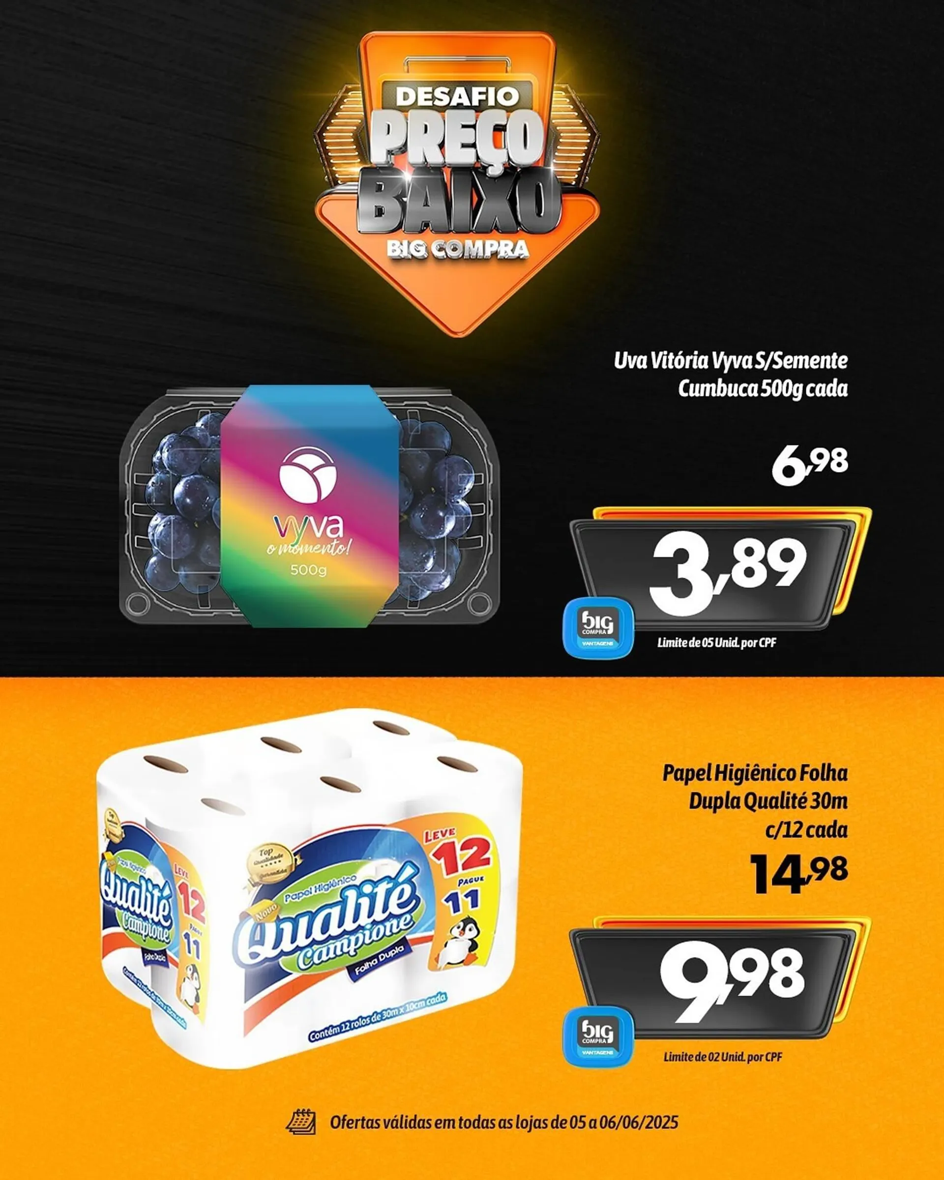 Encarte de Catálogo Supermercados Big Compra 5 de junho até 6 de junho 2025 - Pagina 3