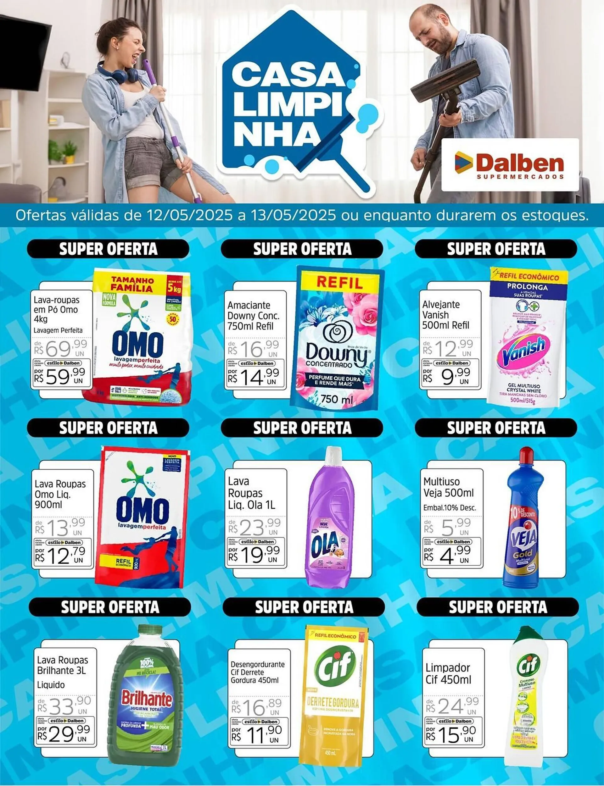 Encarte de Catálogo Supermercado Dalben 12 de maio até 13 de maio 2025 - Pagina 1