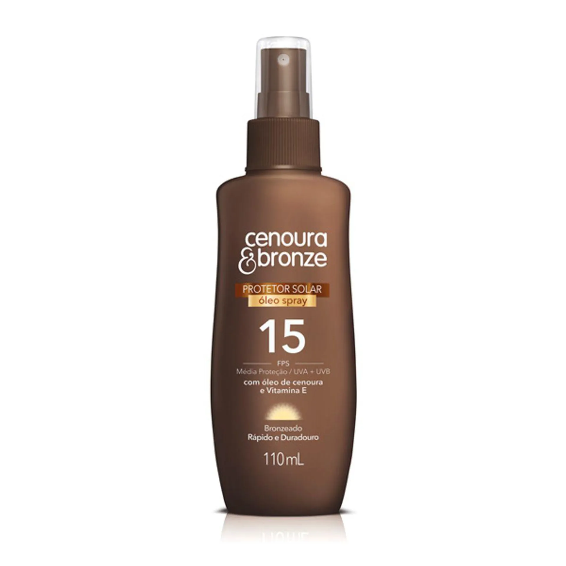 Protetor Solar Cenoura & Bronze FPS 15 Spray 110ml