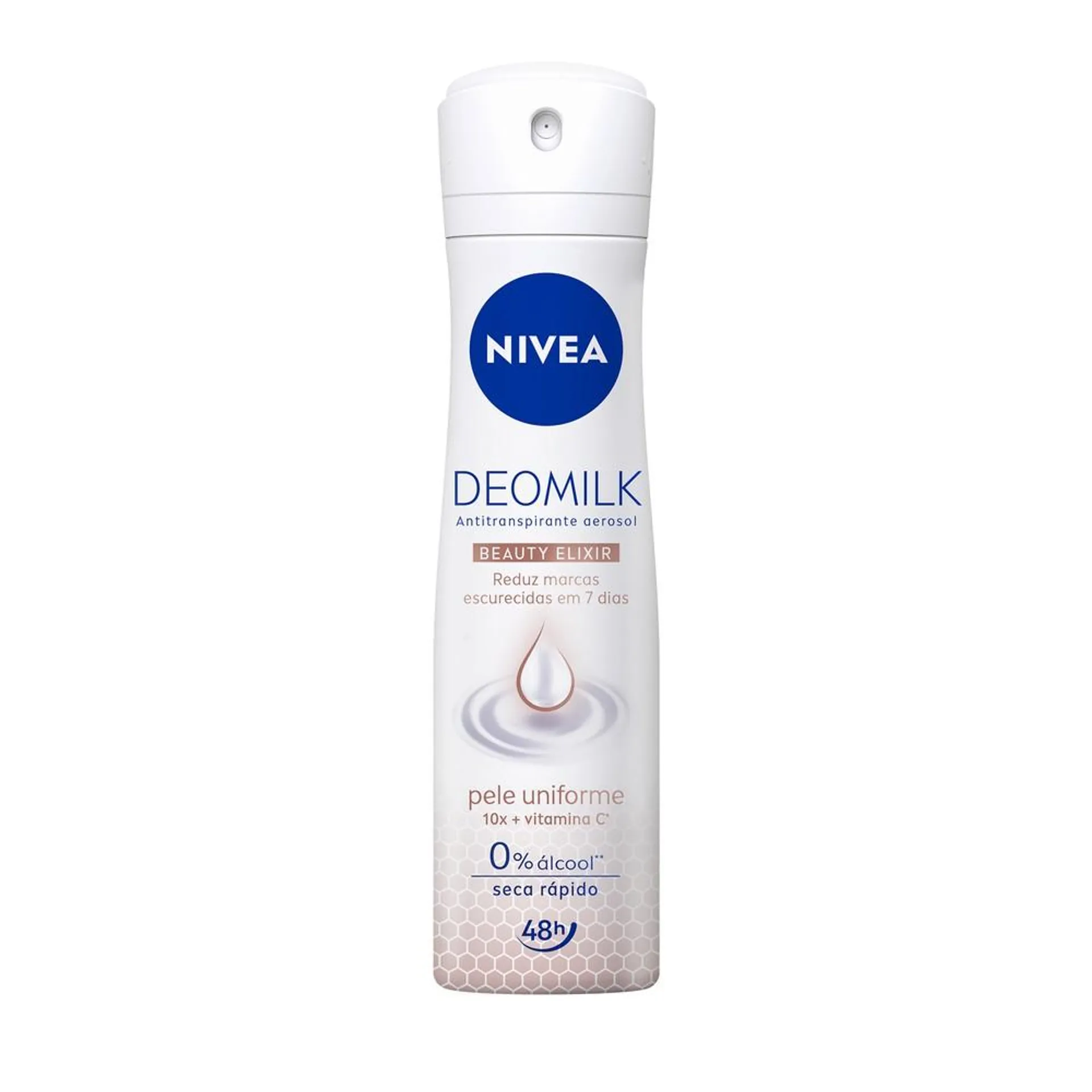 Desodorante Antitranspirante Nivea Aerossol Deomilk Pele Uniforme 150ml