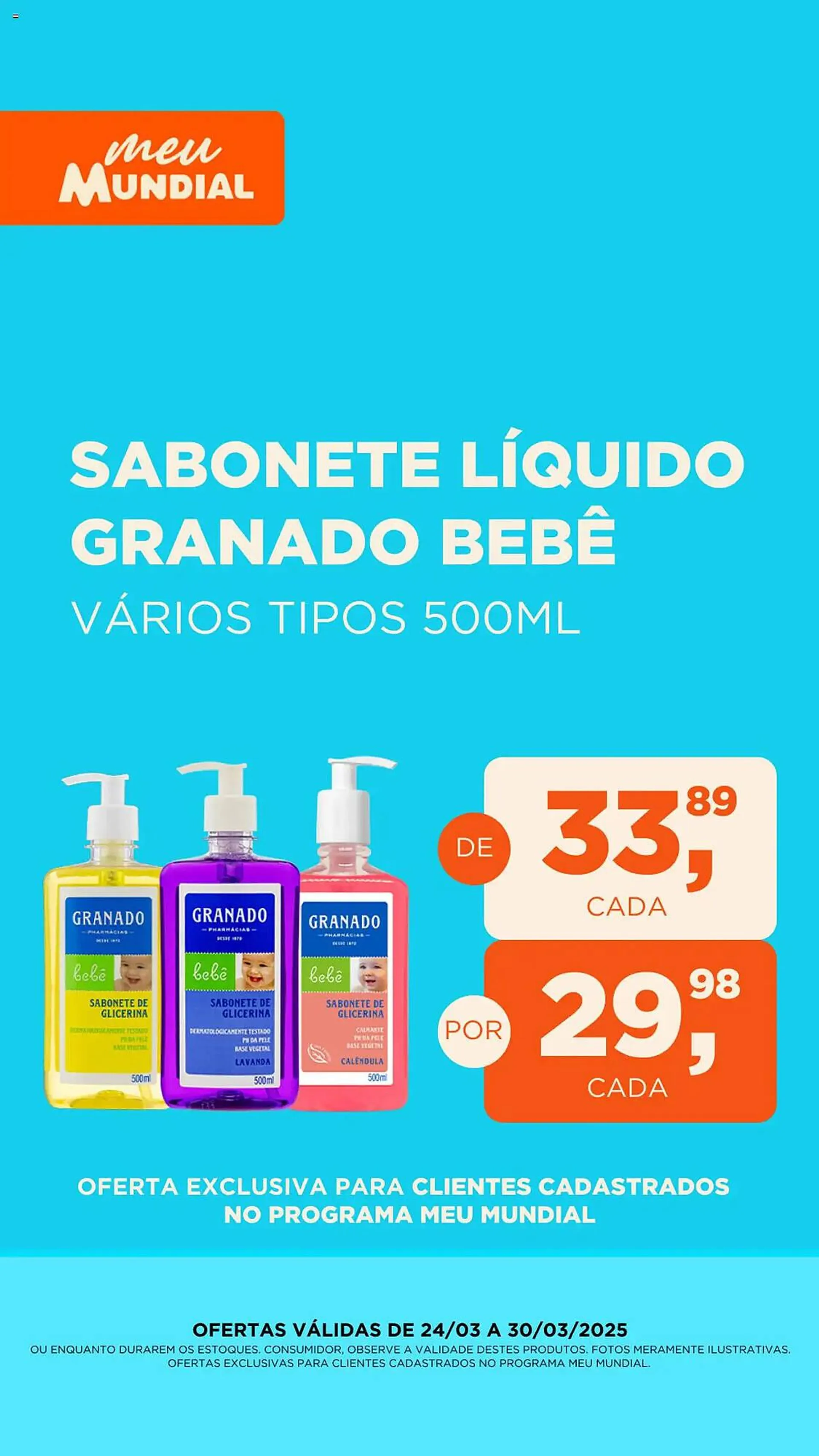 Encarte de Catálogo Supermercados Mundial 24 de março até 30 de março 2025 - Pagina 4