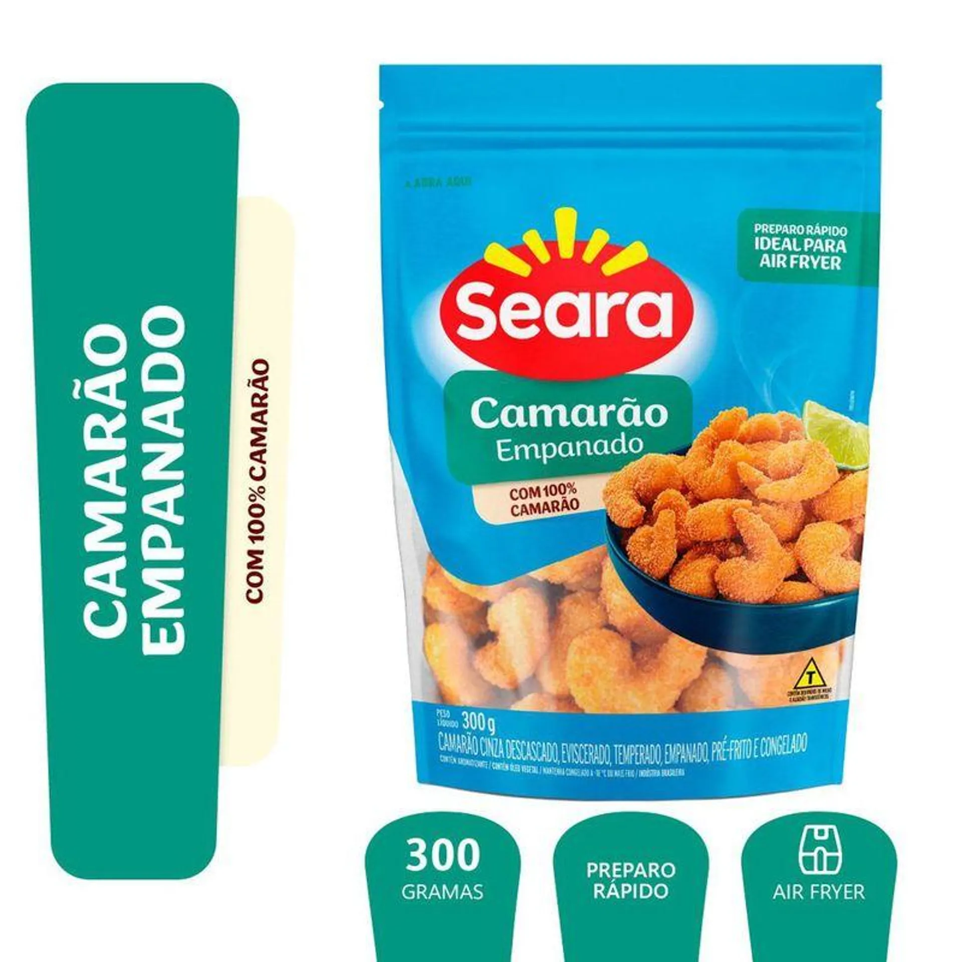 Camarão Empanado Seara 300g