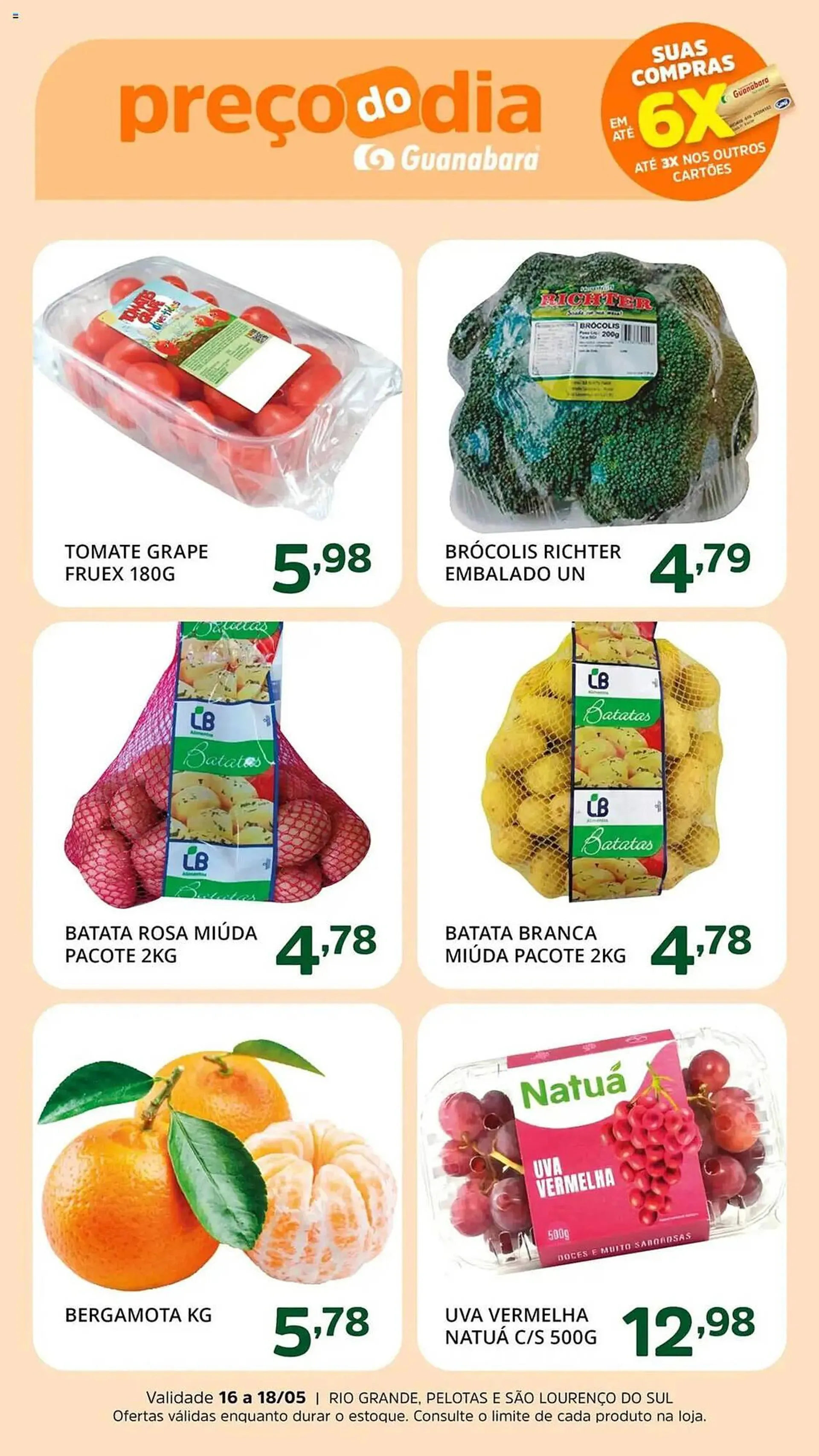 Encarte de Catálogo Supermercados Guanabara 16 de maio até 19 de maio 2025 - Pagina 3