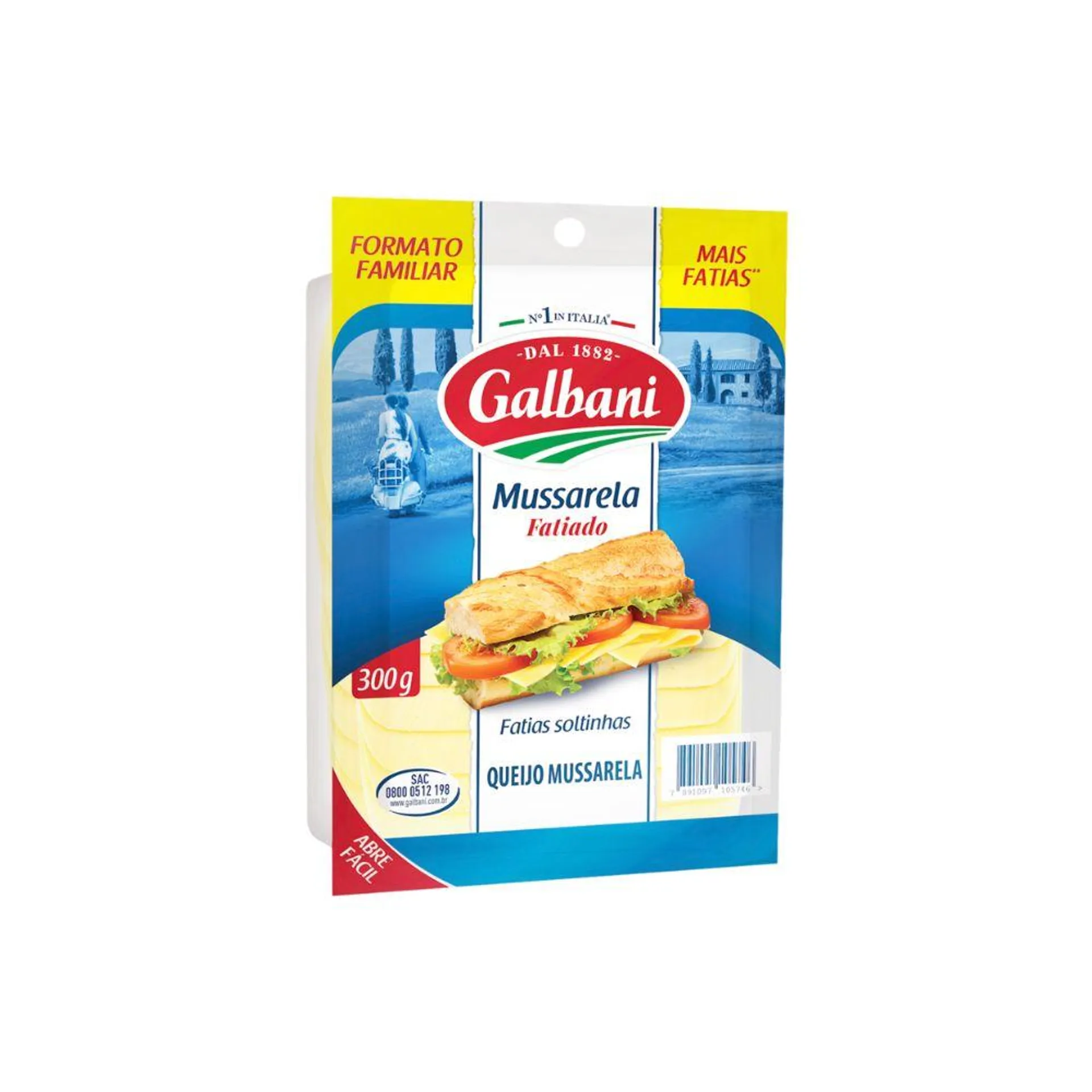 Queijo Muçarela Galbani Fatiado 300g