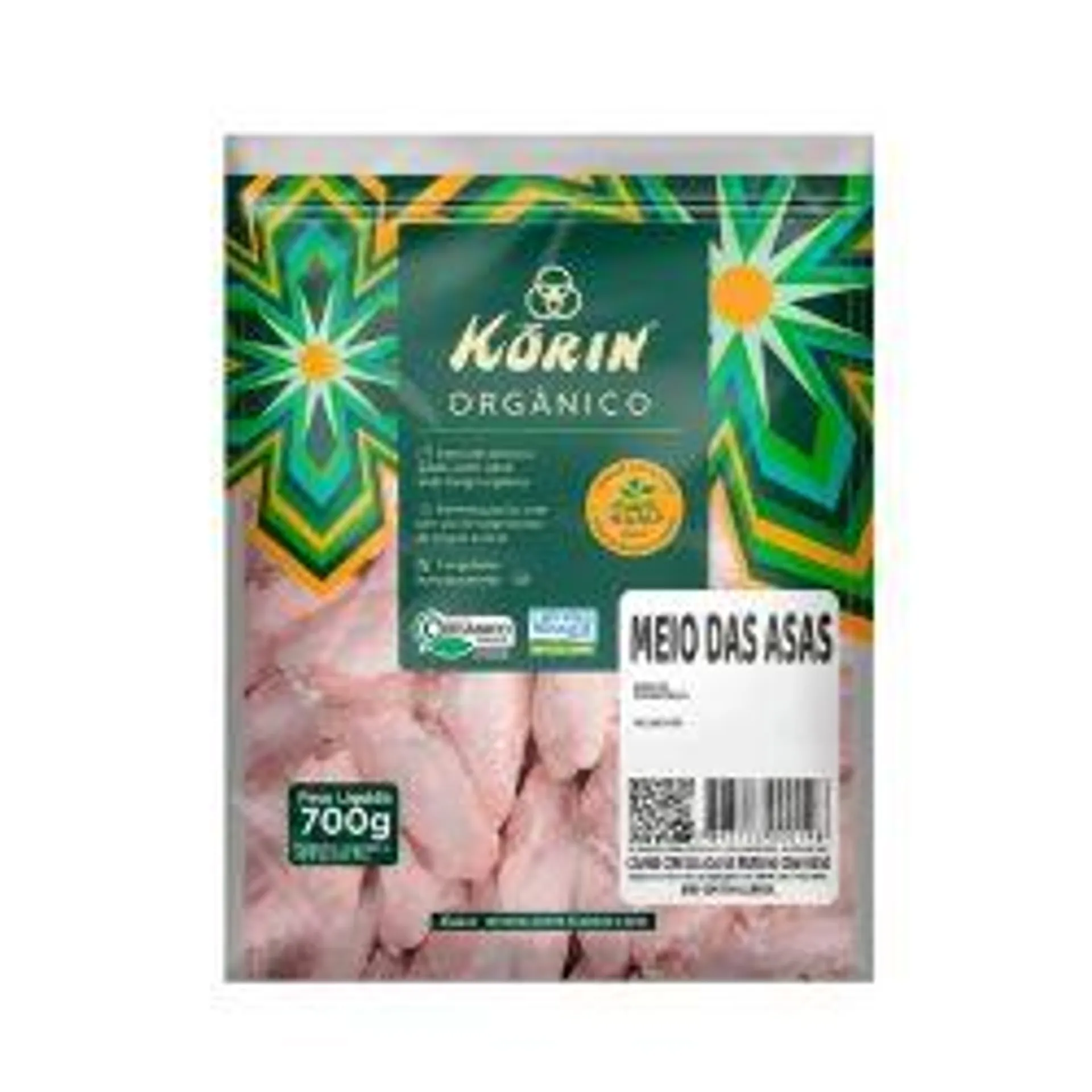 Meio Da Asa Korin 700g Congelado