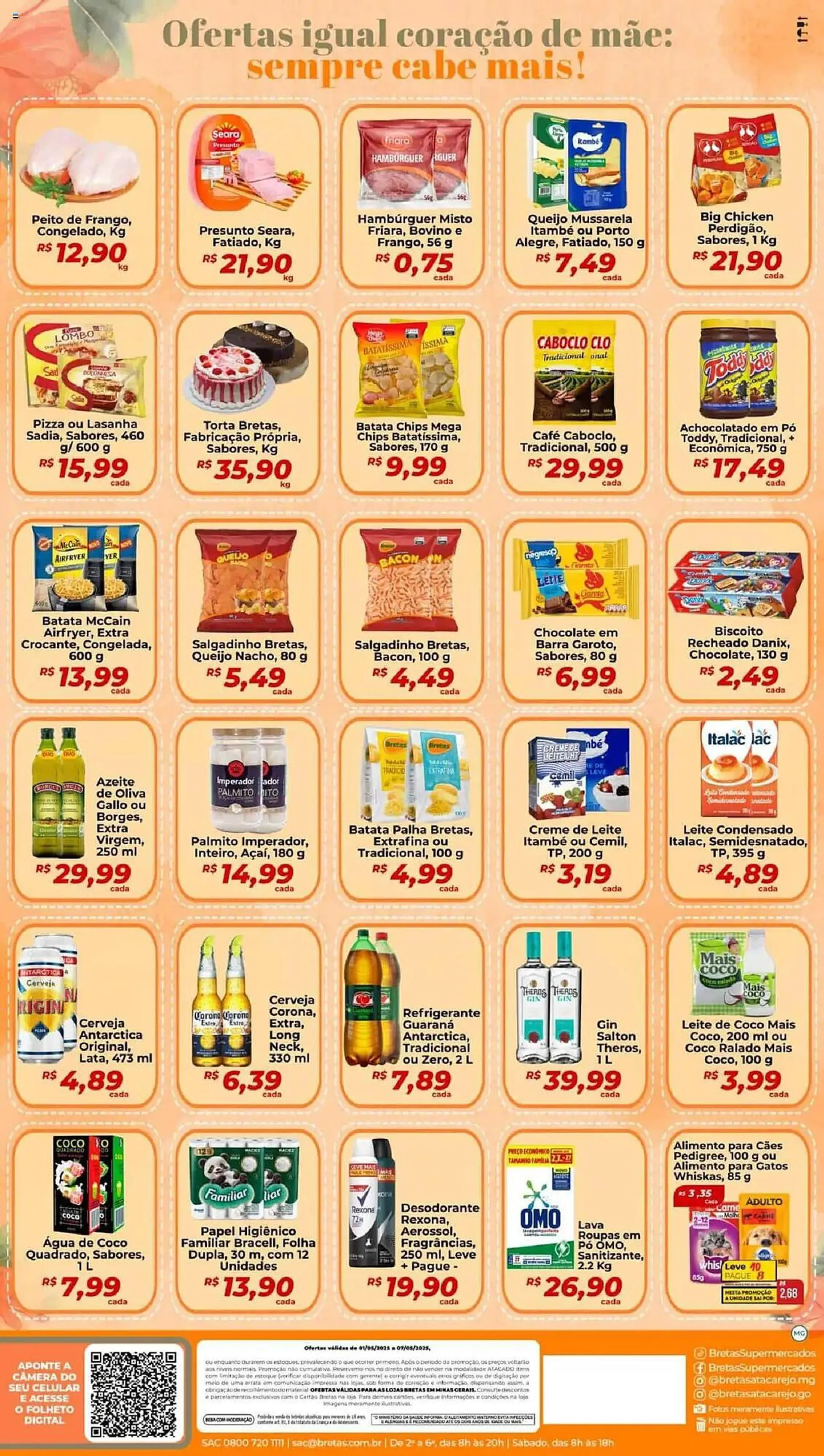 Encarte de Catálogo Supermercados Bretas 1 de maio até 7 de maio 2025 - Pagina 2