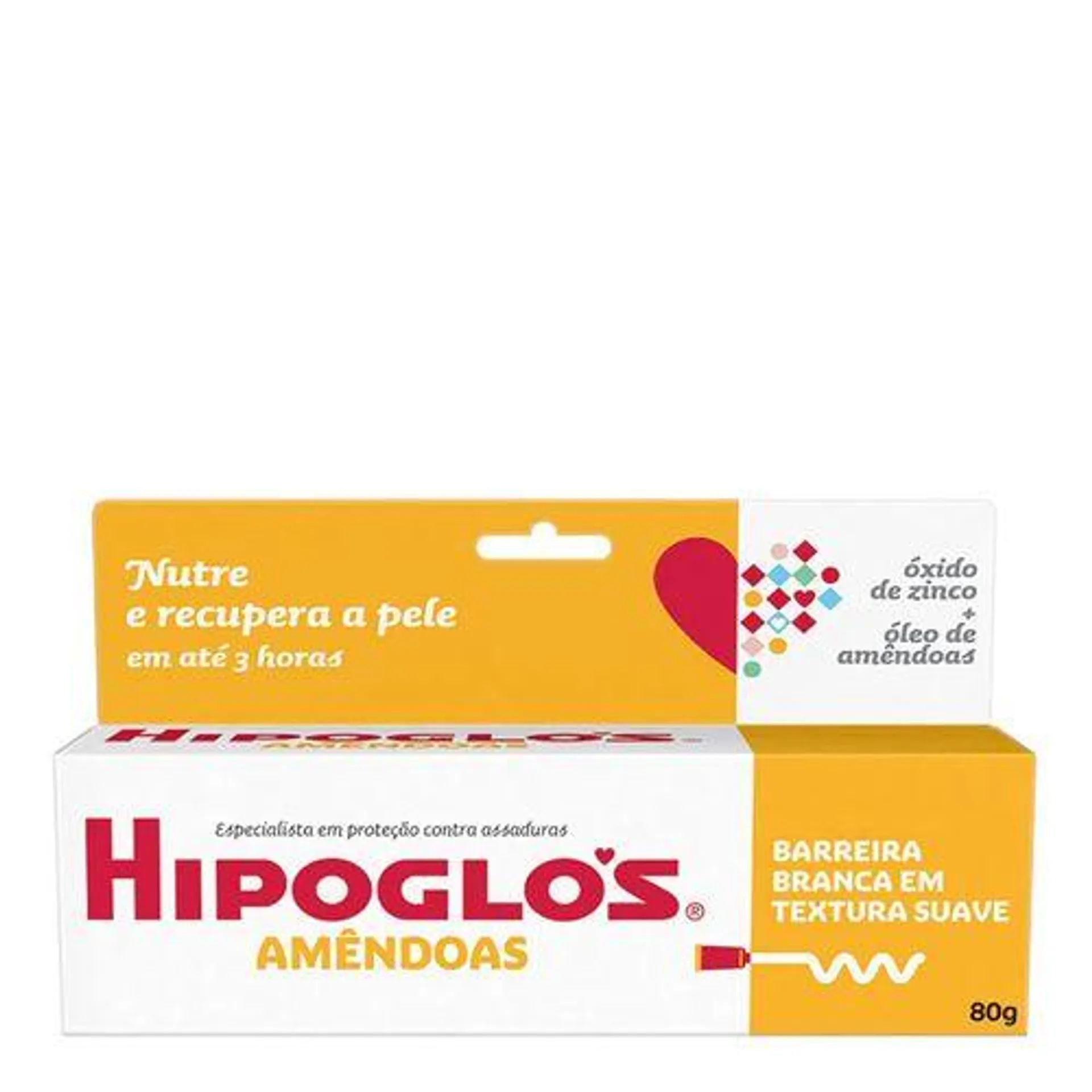 Creme Preventivo de Assaduras Hipoglós Amêndoas 80g