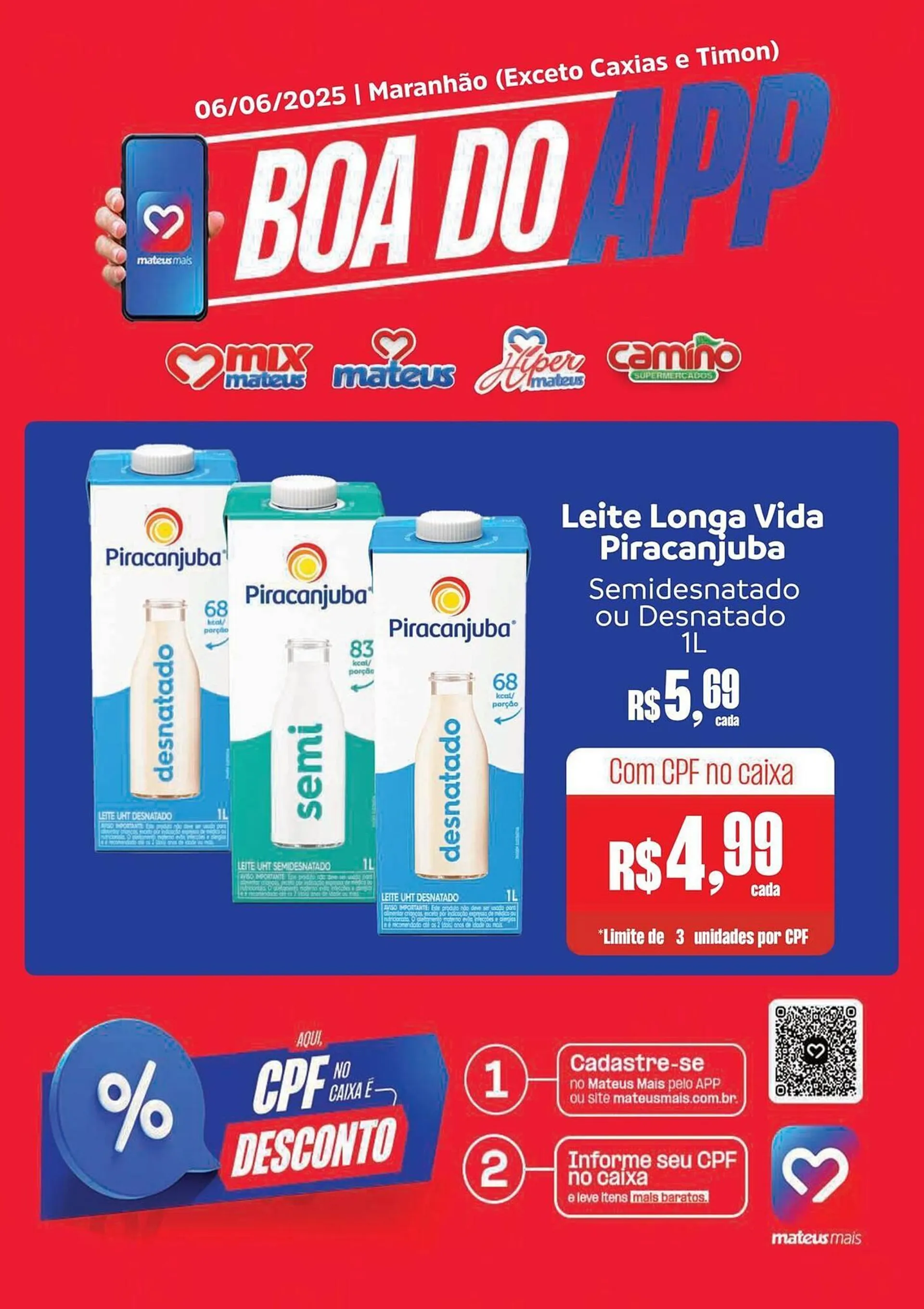 Encarte de Catálogo Supermercados Mateus 6 de junho até 6 de junho 2025 - Pagina 1
