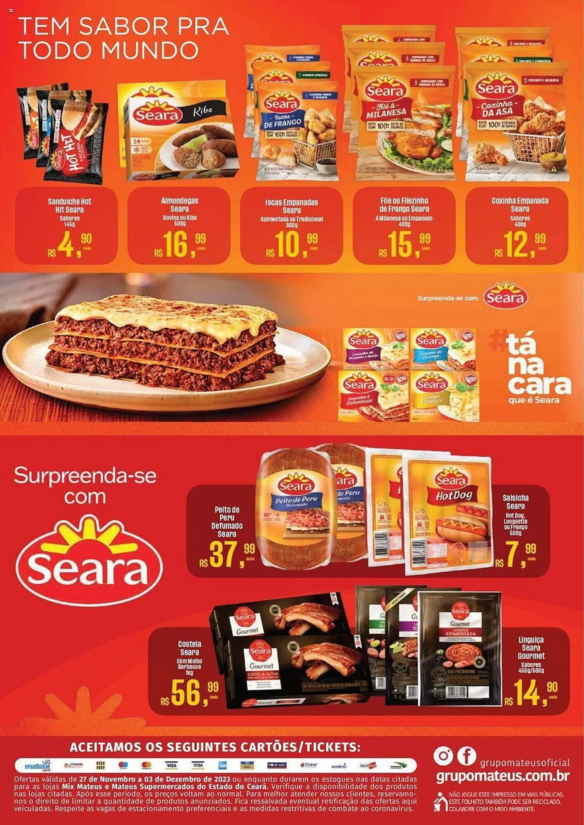Encarte de Catálogo Supermercados Mateus 27 de novembro até 3 de dezembro 2023 - Pagina 2