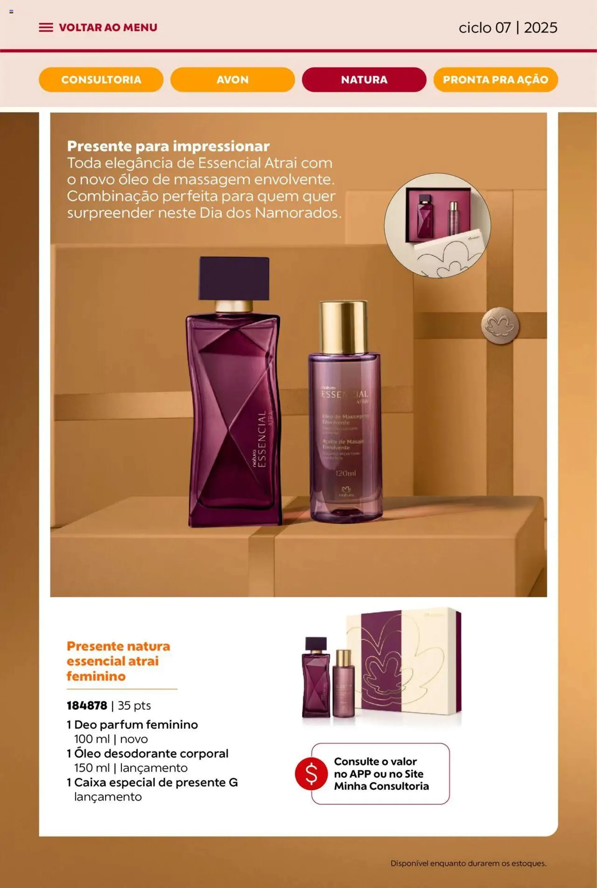 Encarte de Avon - Campanha 07: Minha Consultoria 3 de abril até 1 de maio 2025 - Pagina 60