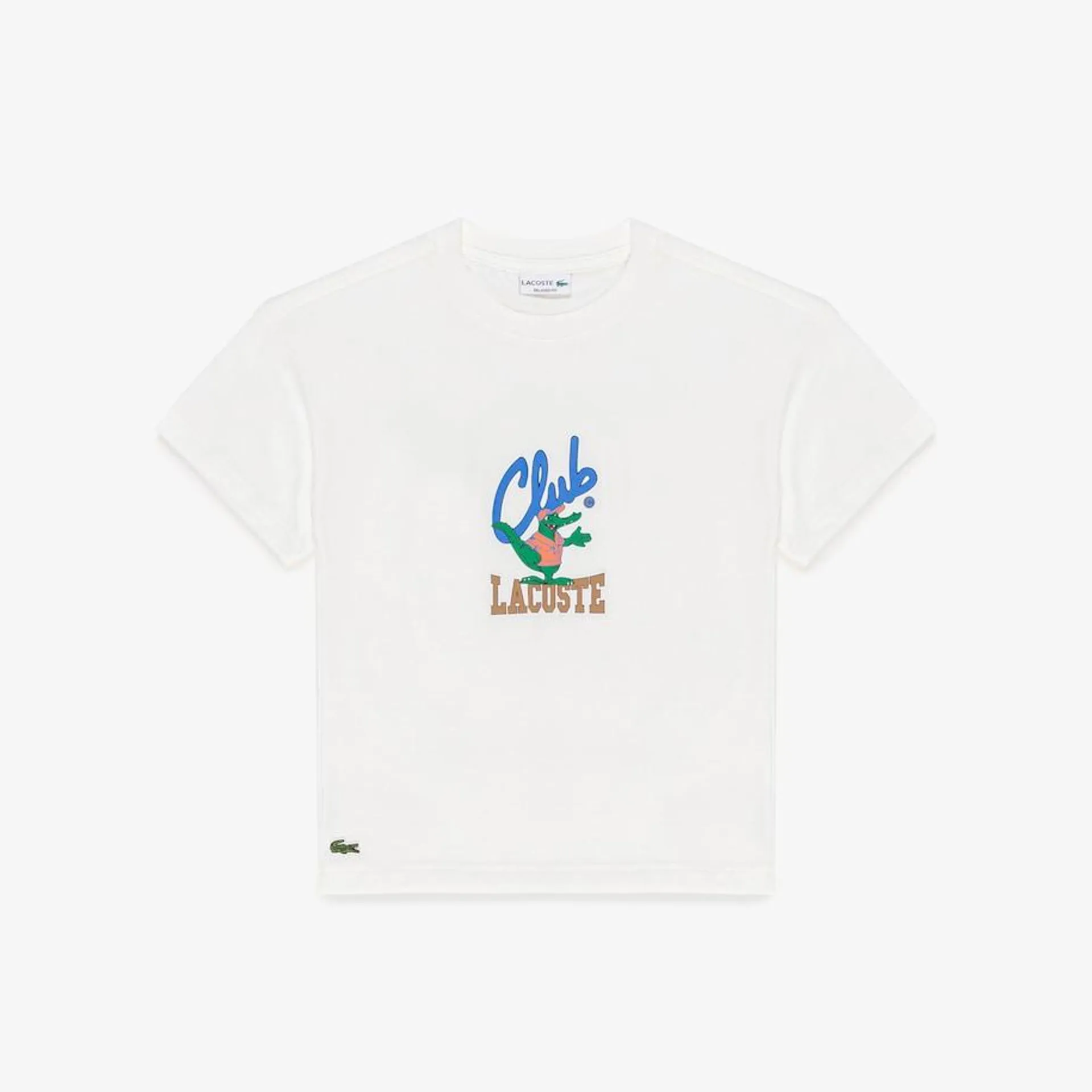 Camiseta Infantil com Mascote Lacoste