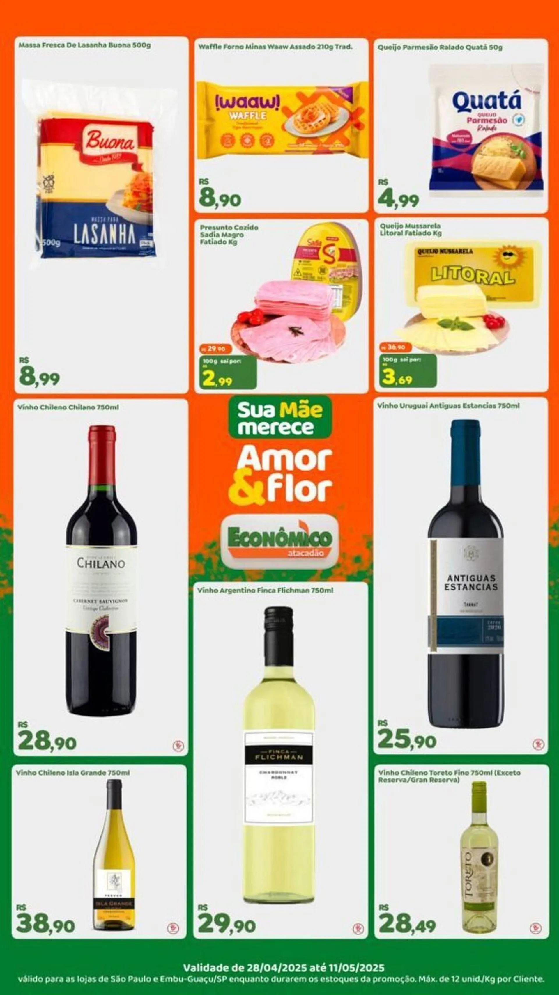 Encarte de Catálogo Econômico Atacadão 29 de abril até 11 de maio 2025 - Pagina 2