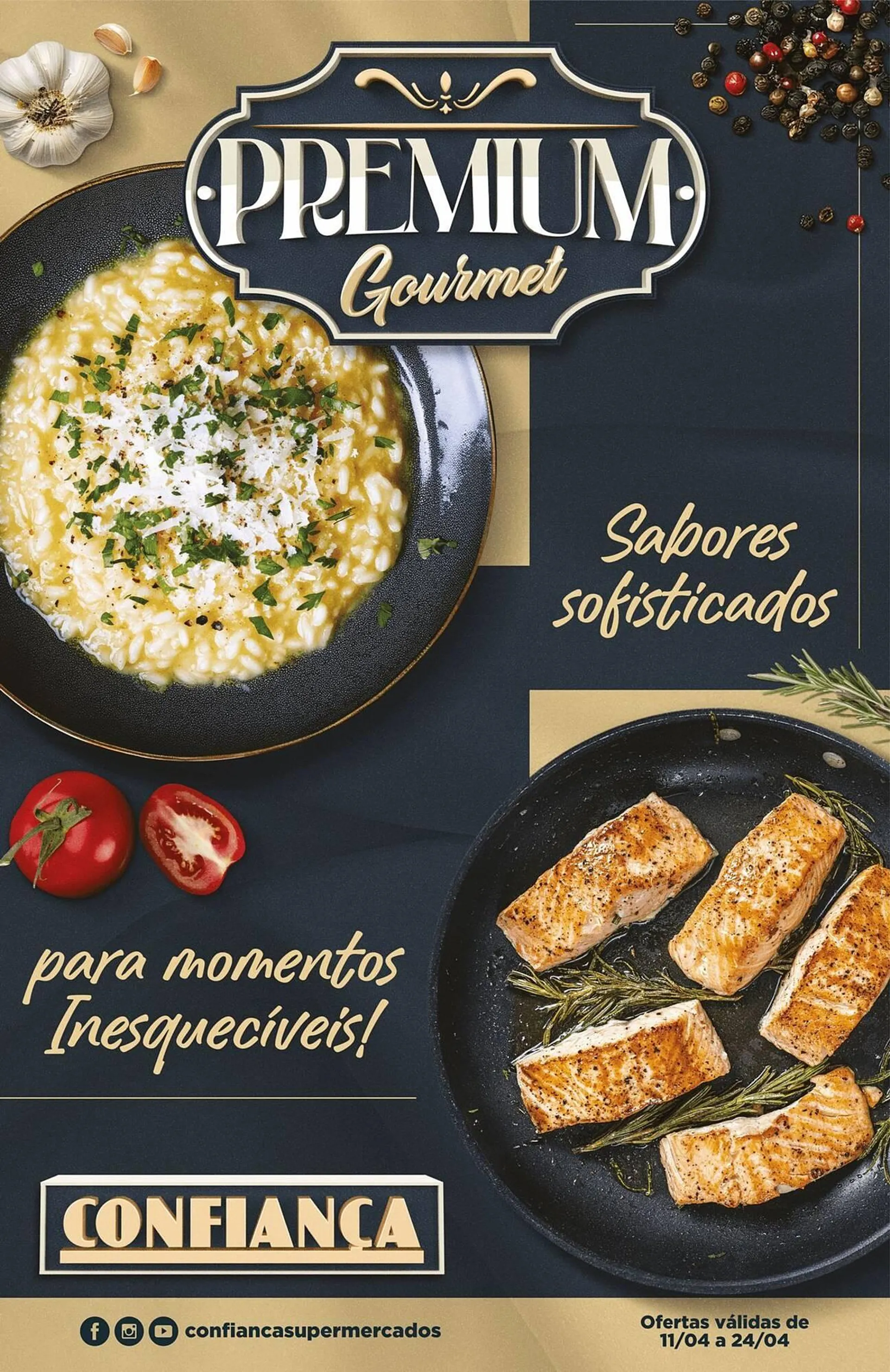 Encarte de Catálogo Confiança Supermercados 14 de abril até 24 de abril 2025 - Pagina 1