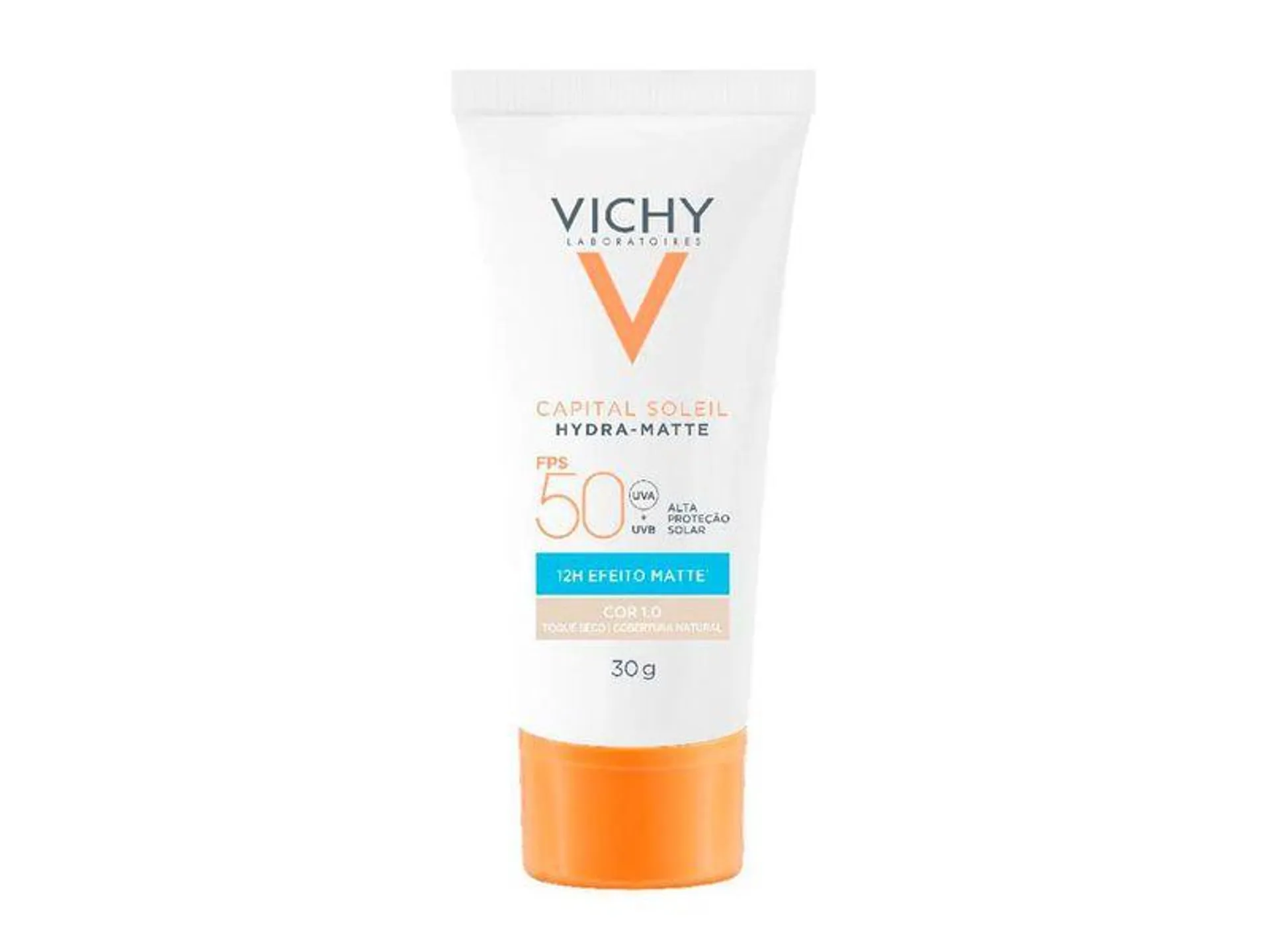 Protetor Solar Facial Vichy Hydra-Matte FPS50 Cor 1.0 30g