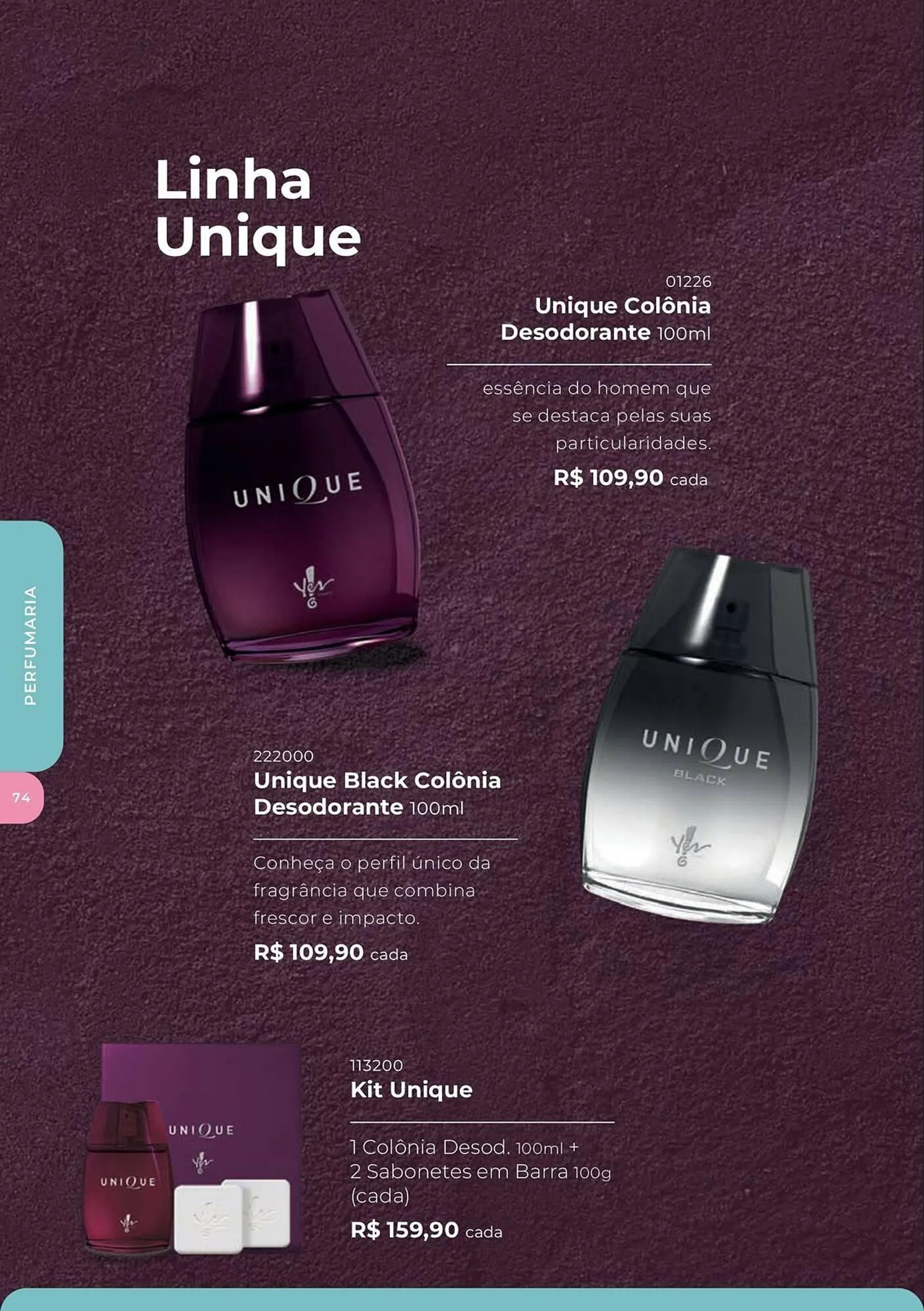 Encarte de Catálogo Yes Cosmetics 2 de outubro até 31 de outubro 2024 - Pagina 74