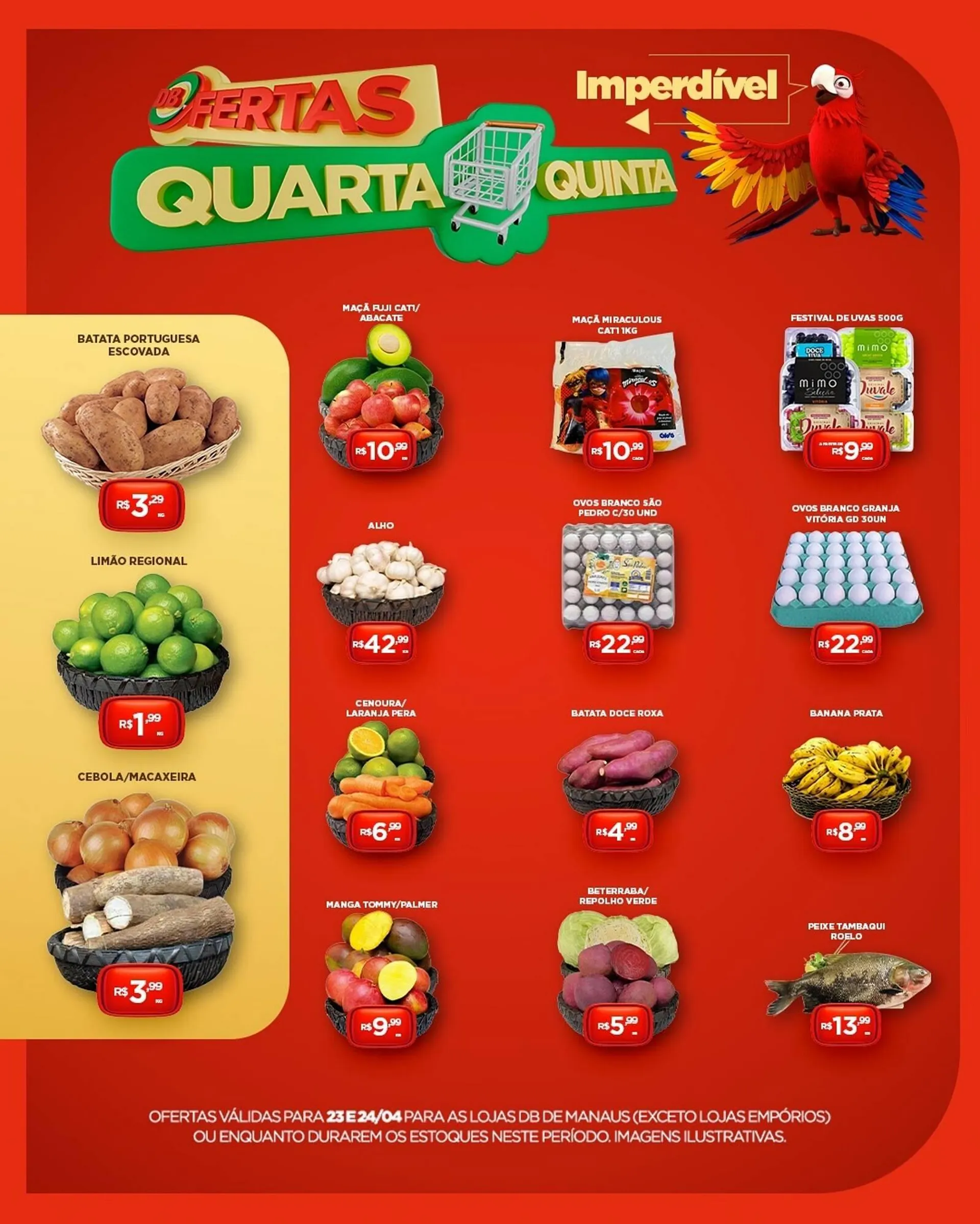 Encarte de Catálogo DB Supermercados 23 de abril até 24 de abril 2025 - Pagina 1