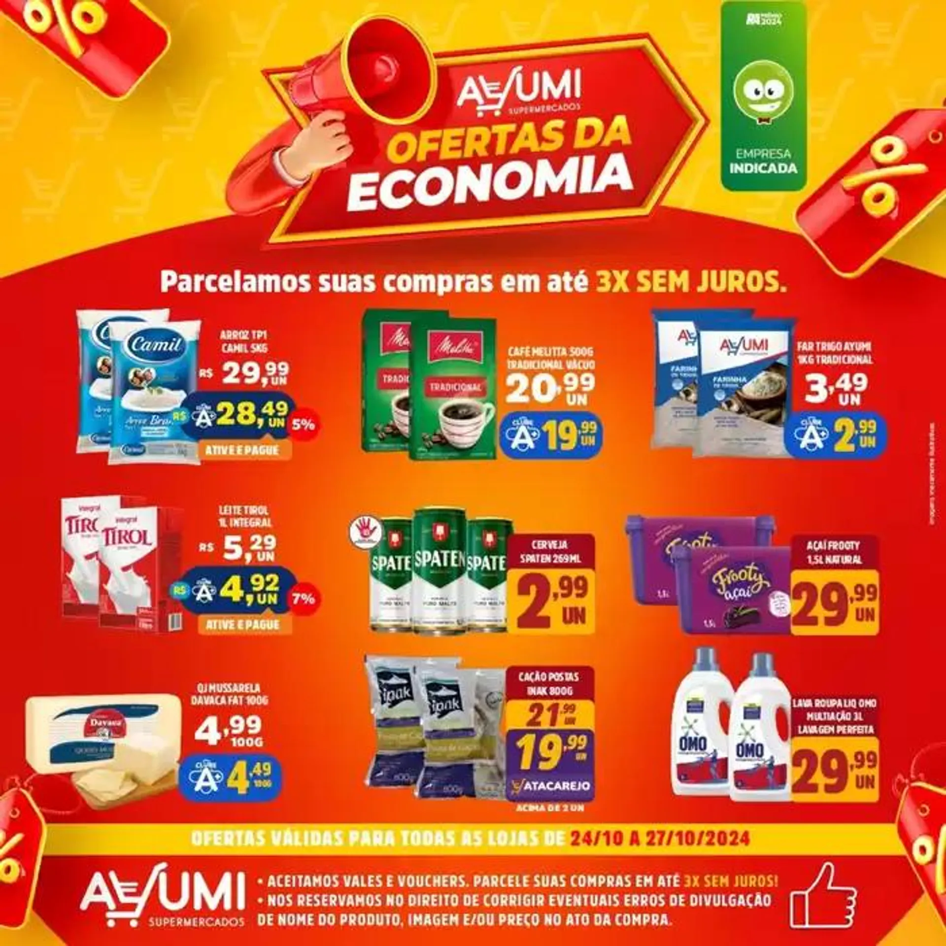 Encarte de Encarte Ayumi Supermercados 25 de outubro até 28 de outubro 2024 - Pagina 6