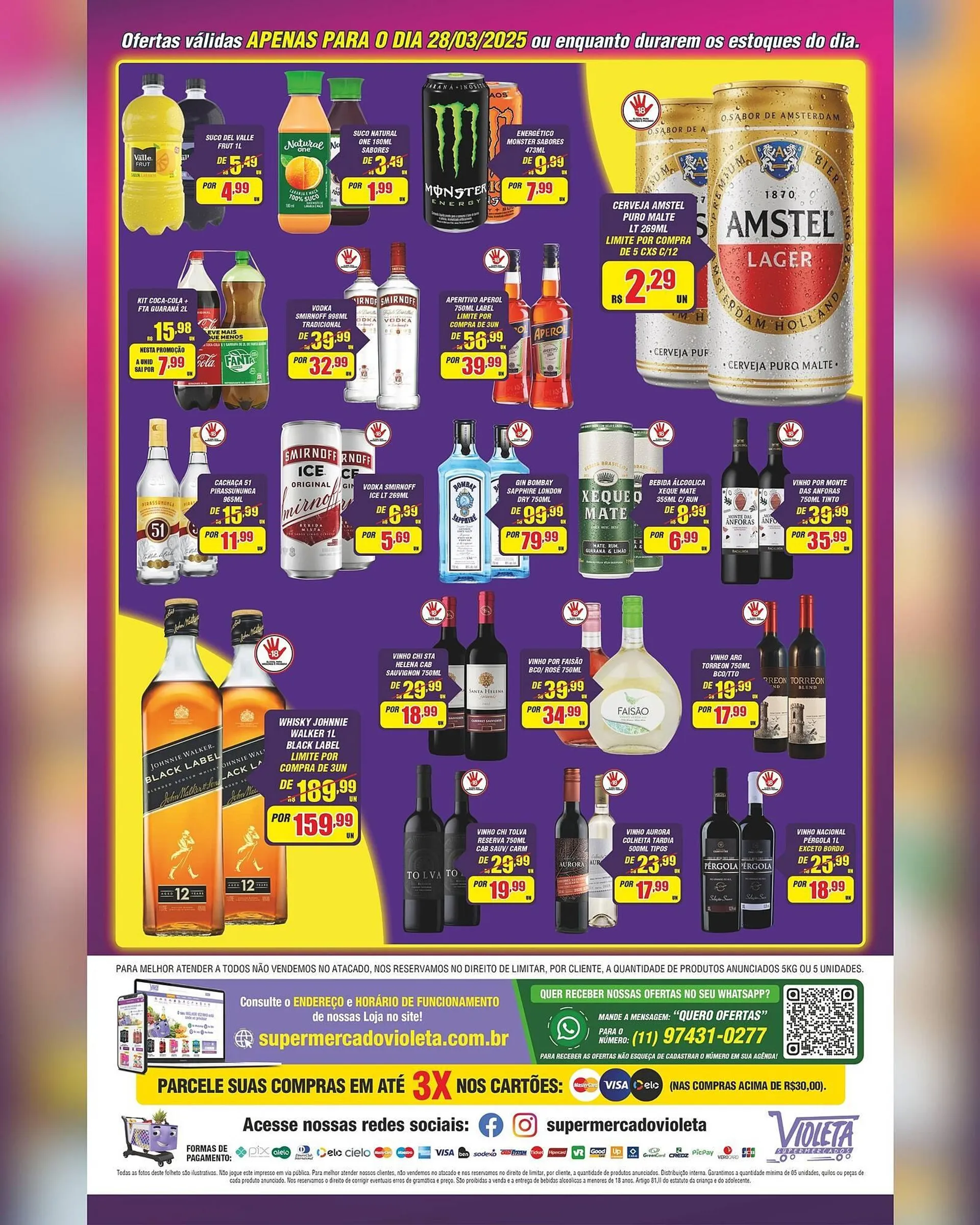 Encarte de Catálogo Violeta Supermercados 27 de março até 28 de março 2025 - Pagina 4