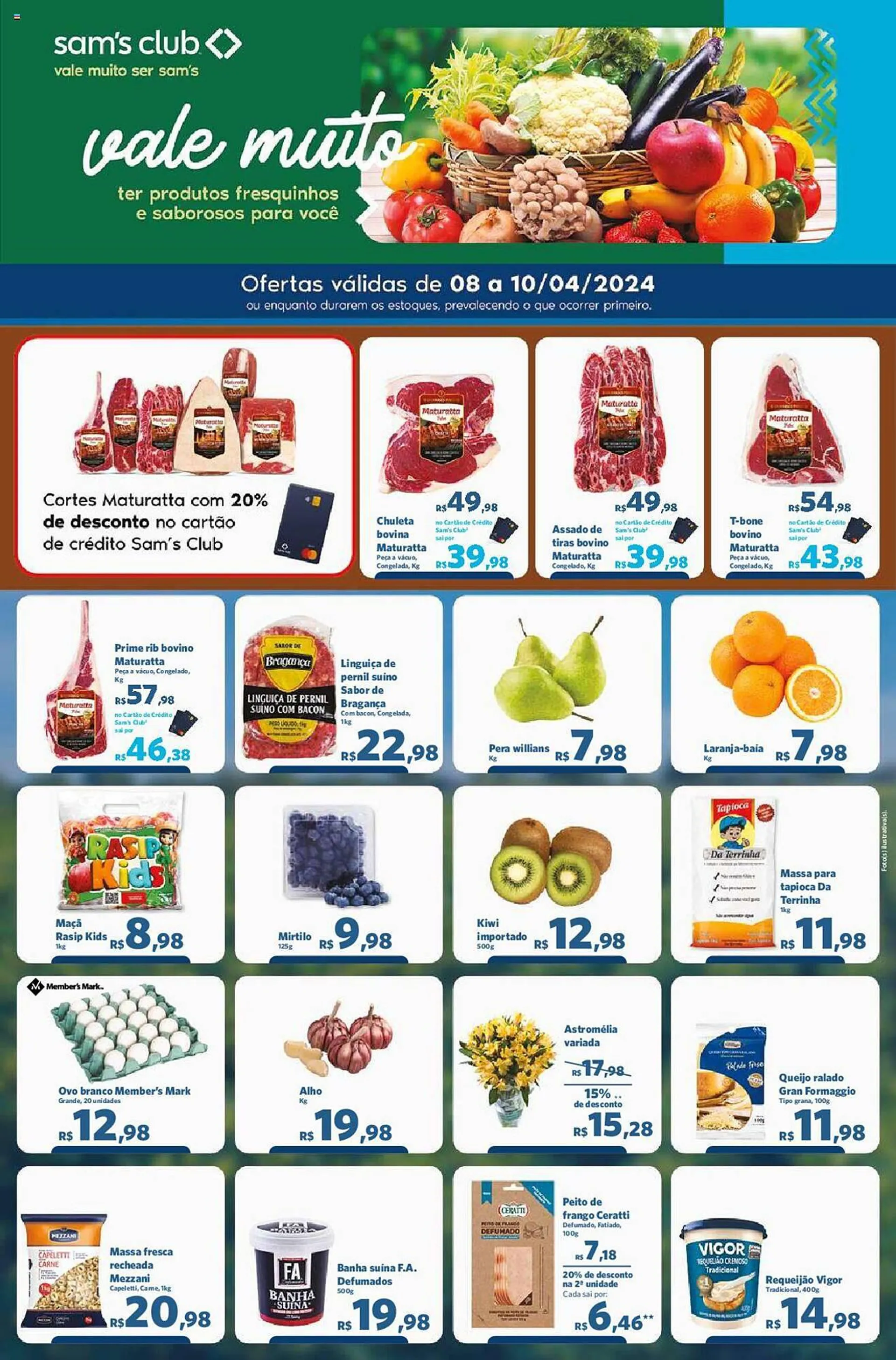 Encarte de Catálogo Sam's Club 8 de abril até 10 de abril 2024 - Pagina 1