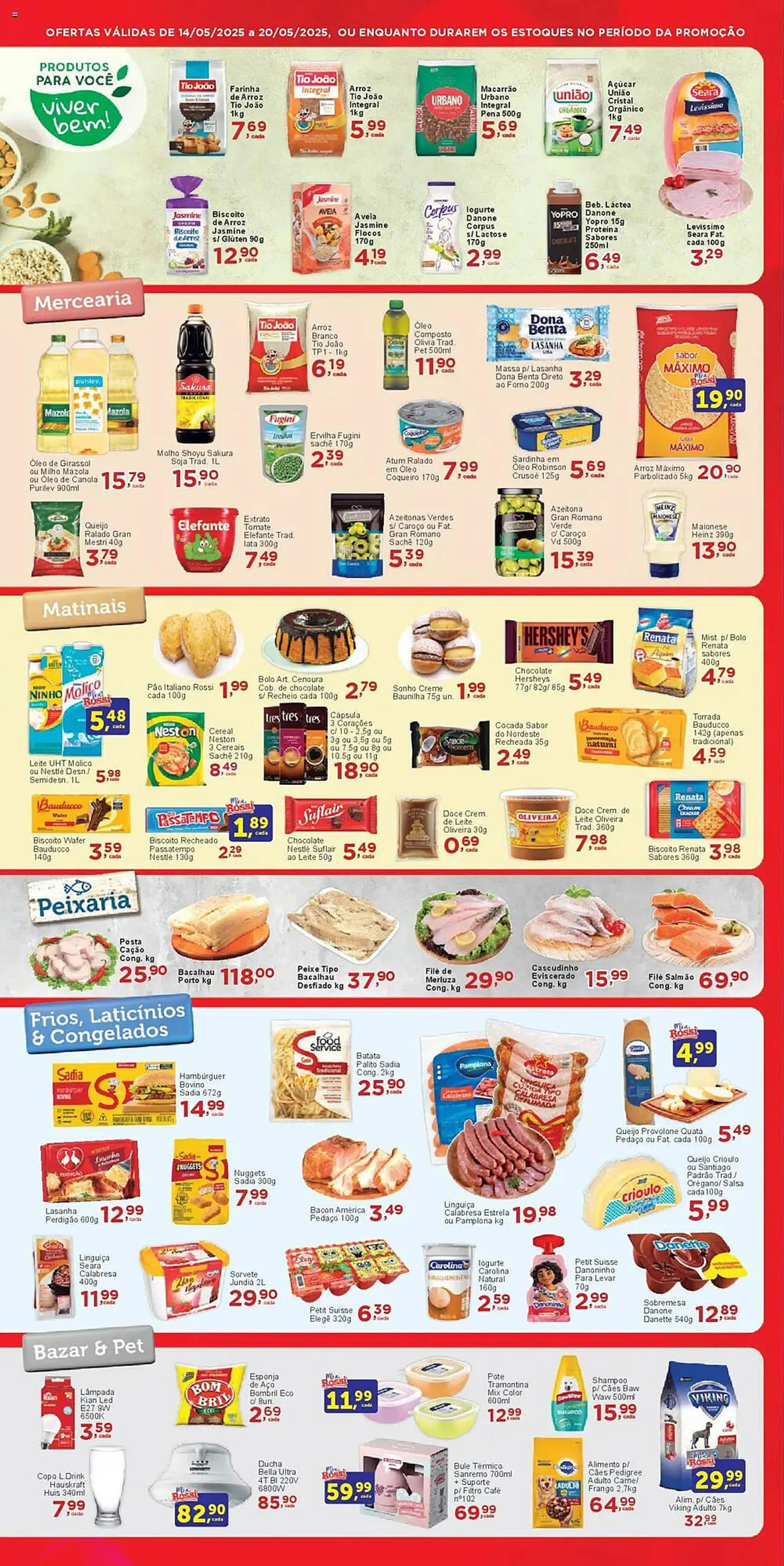 Encarte de Catálogo Rossi Supermercado 14 de maio até 20 de maio 2025 - Pagina 2