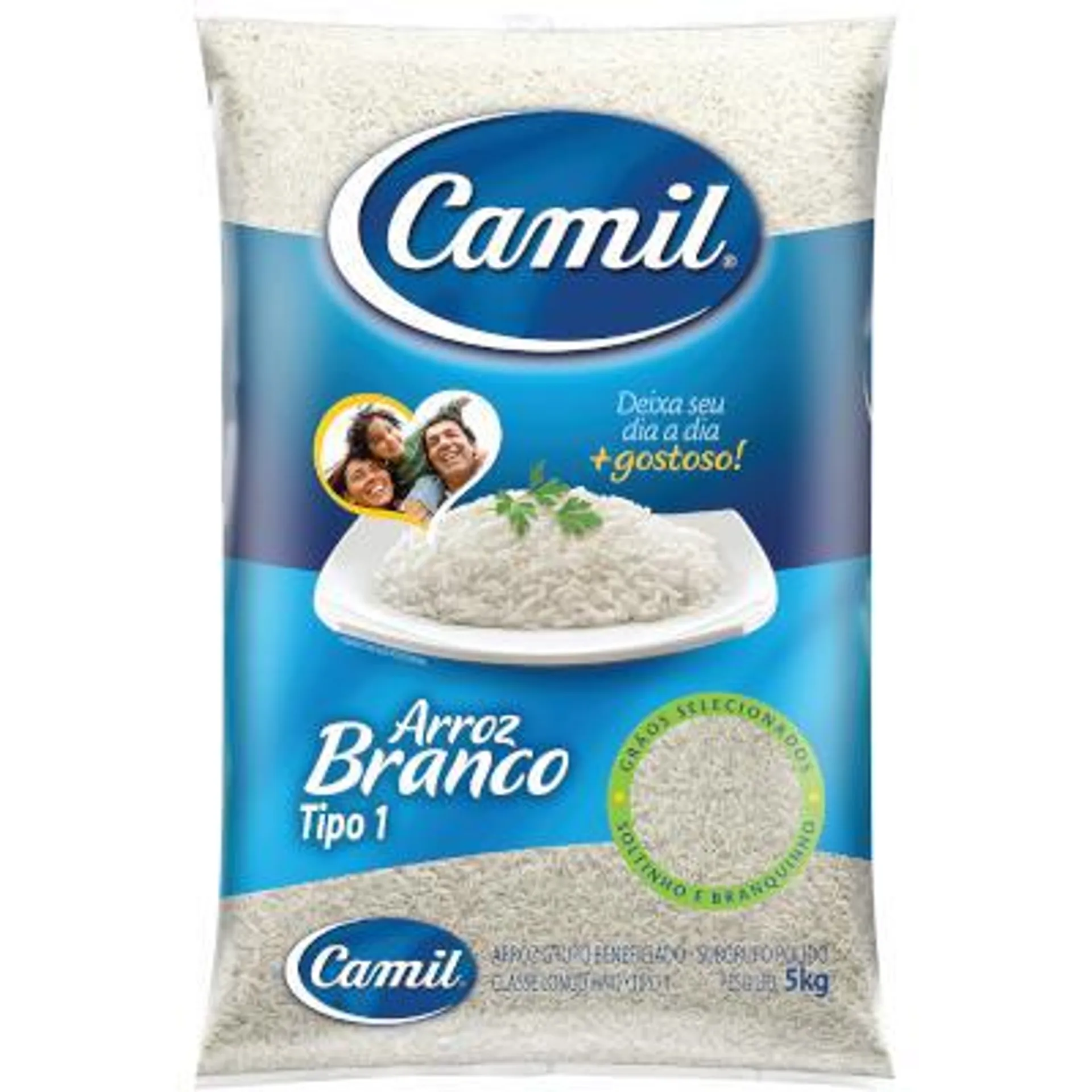 Arroz tipo 1 pacote 5kg - Camil